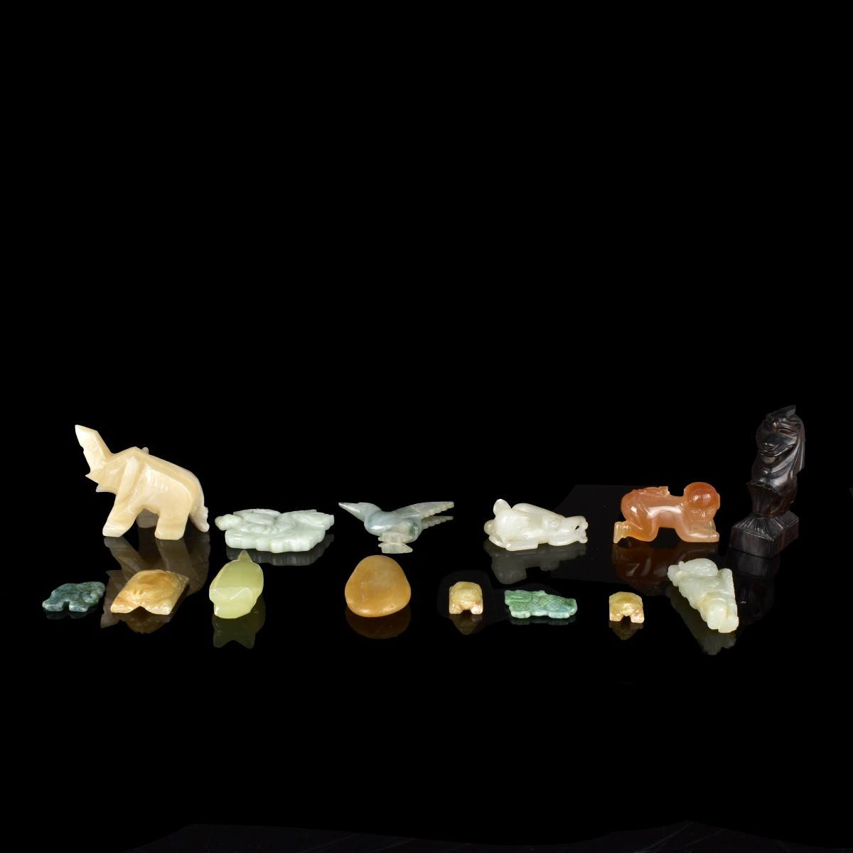 Chinese Hardstone Figurines