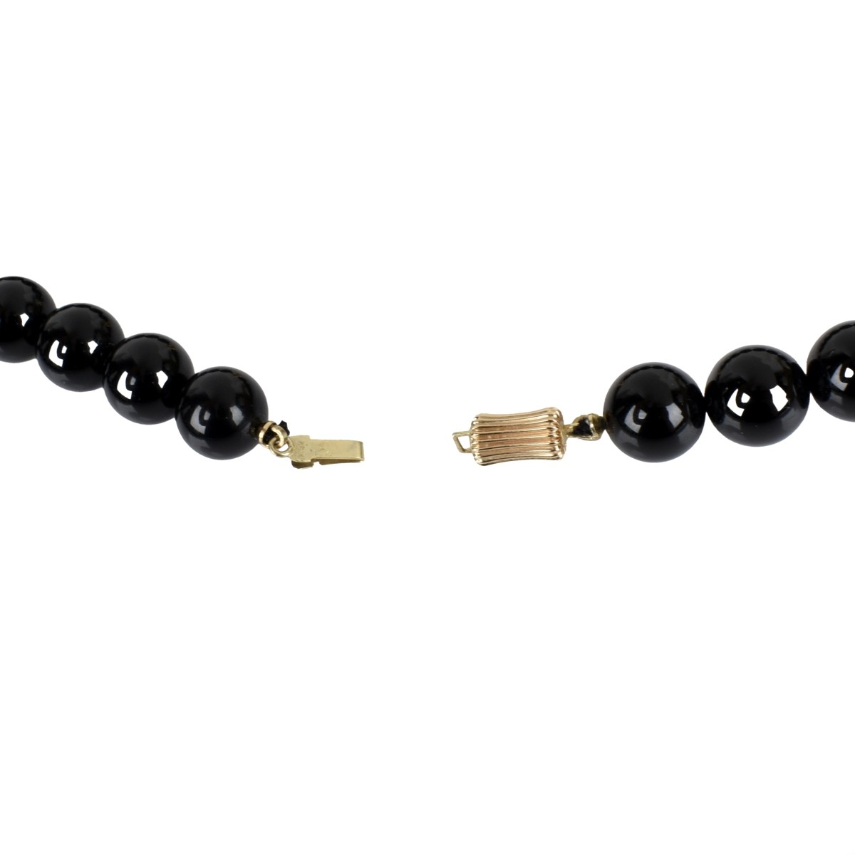 Onyx and 14K Necklace