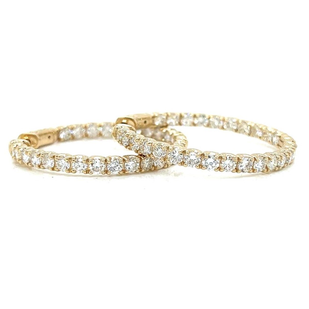 Diamond and 14K Earrings