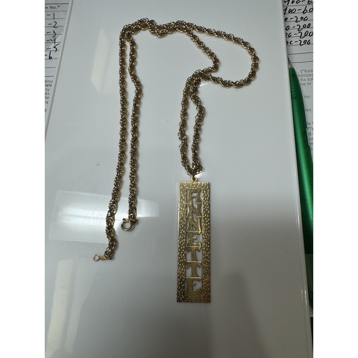 14K Necklace