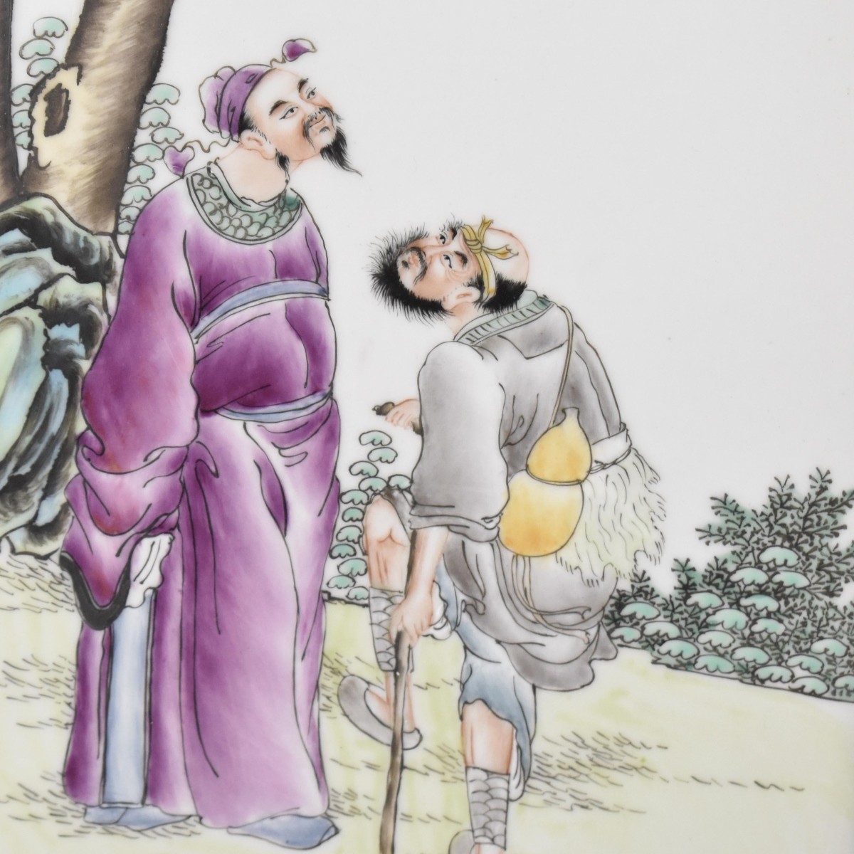 Chinese Famille Rose Panel