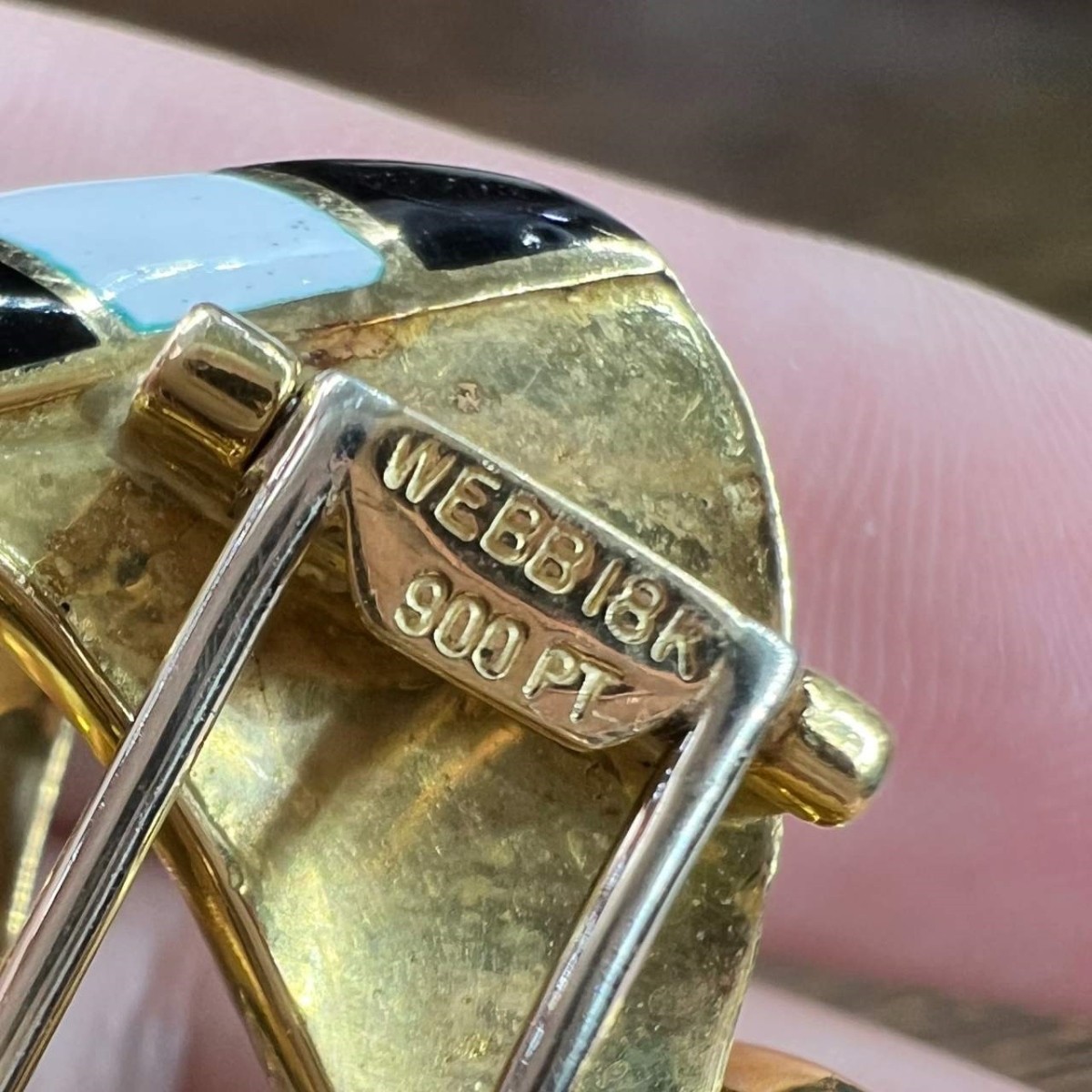 David Webb Diamond and 18K Brooch