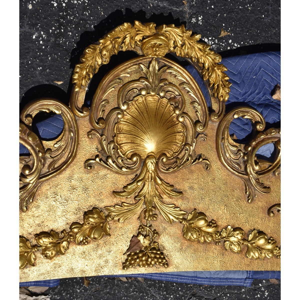 Large Giltwood Trumeau' Mirror