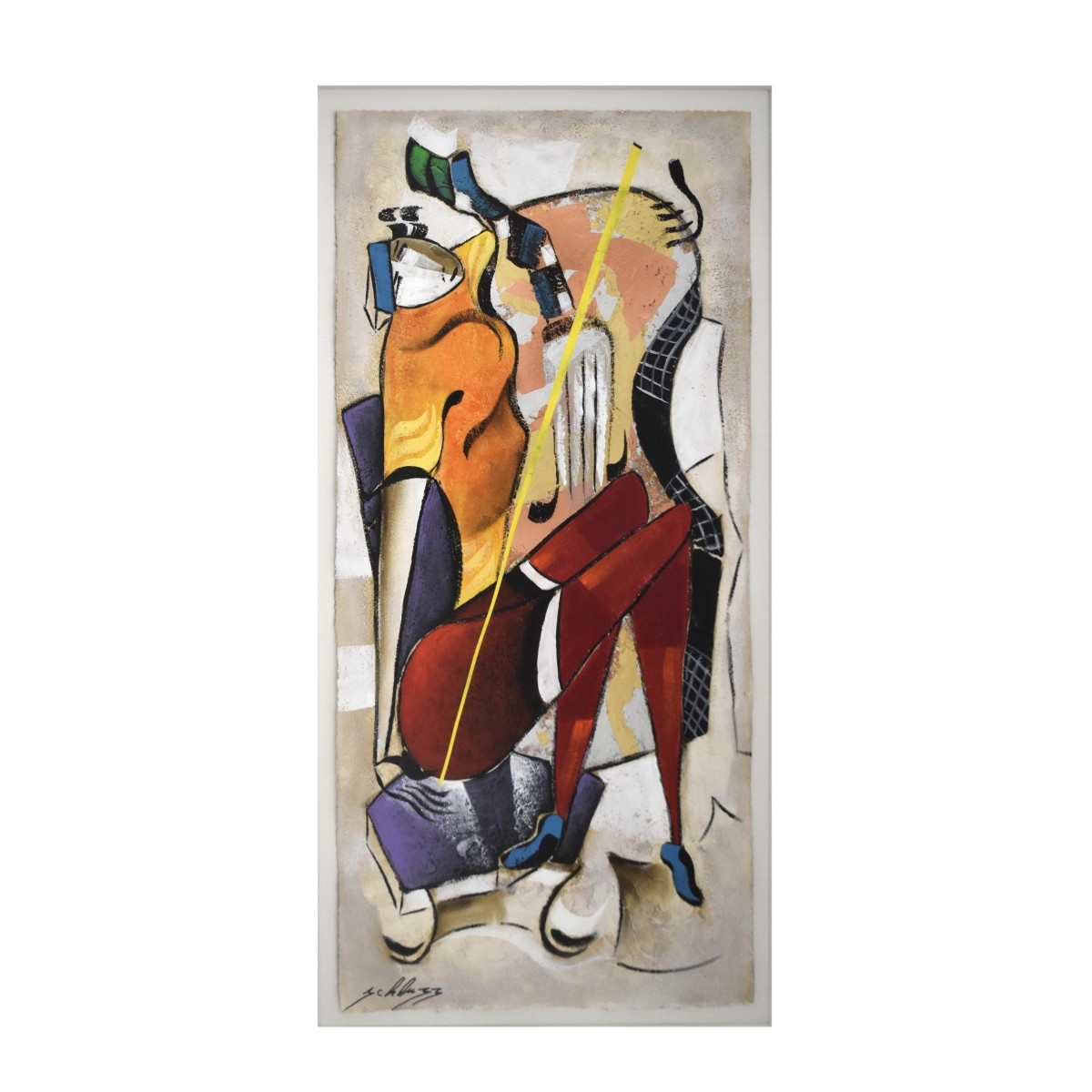 David Schluss (Israeli, 1943-) Mixed Media