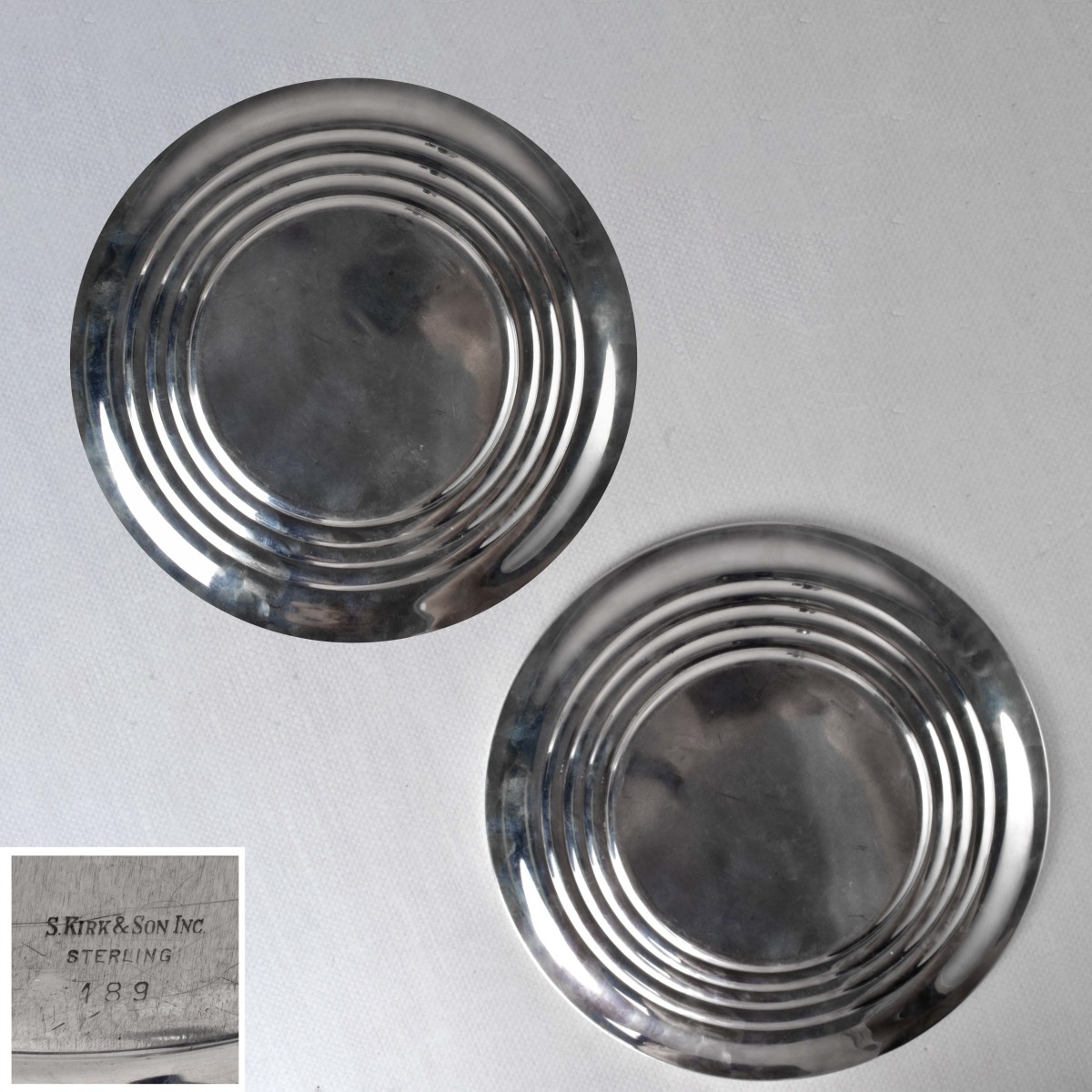 S. Kirk and Son Sterling Silver Round Tray
