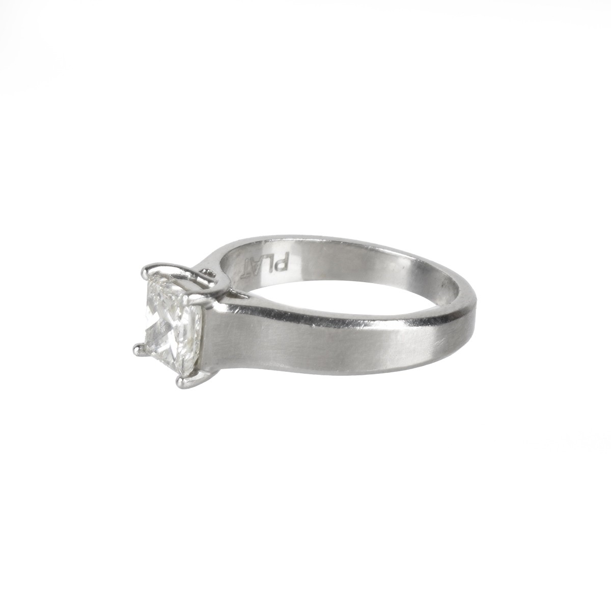 Diamond and Platinum Ring