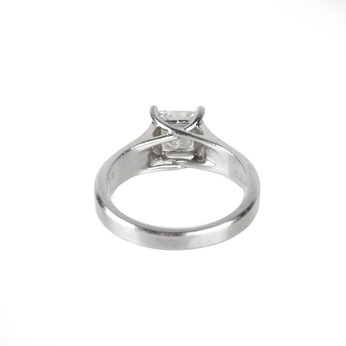 Diamond and Platinum Ring
