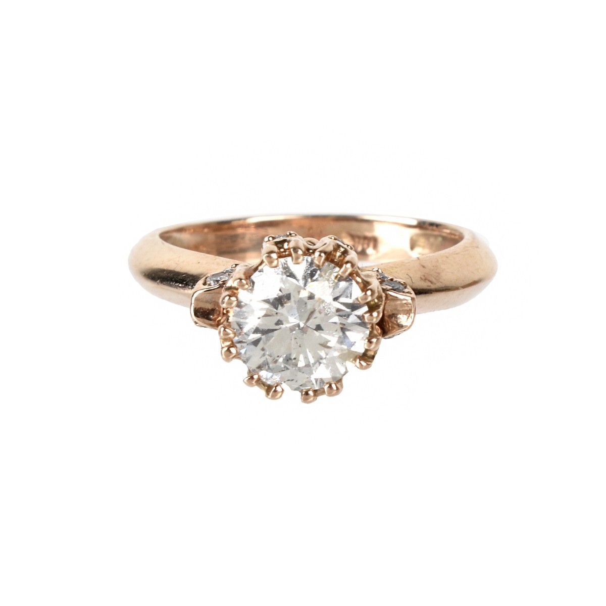 Diamond and 18K Ring