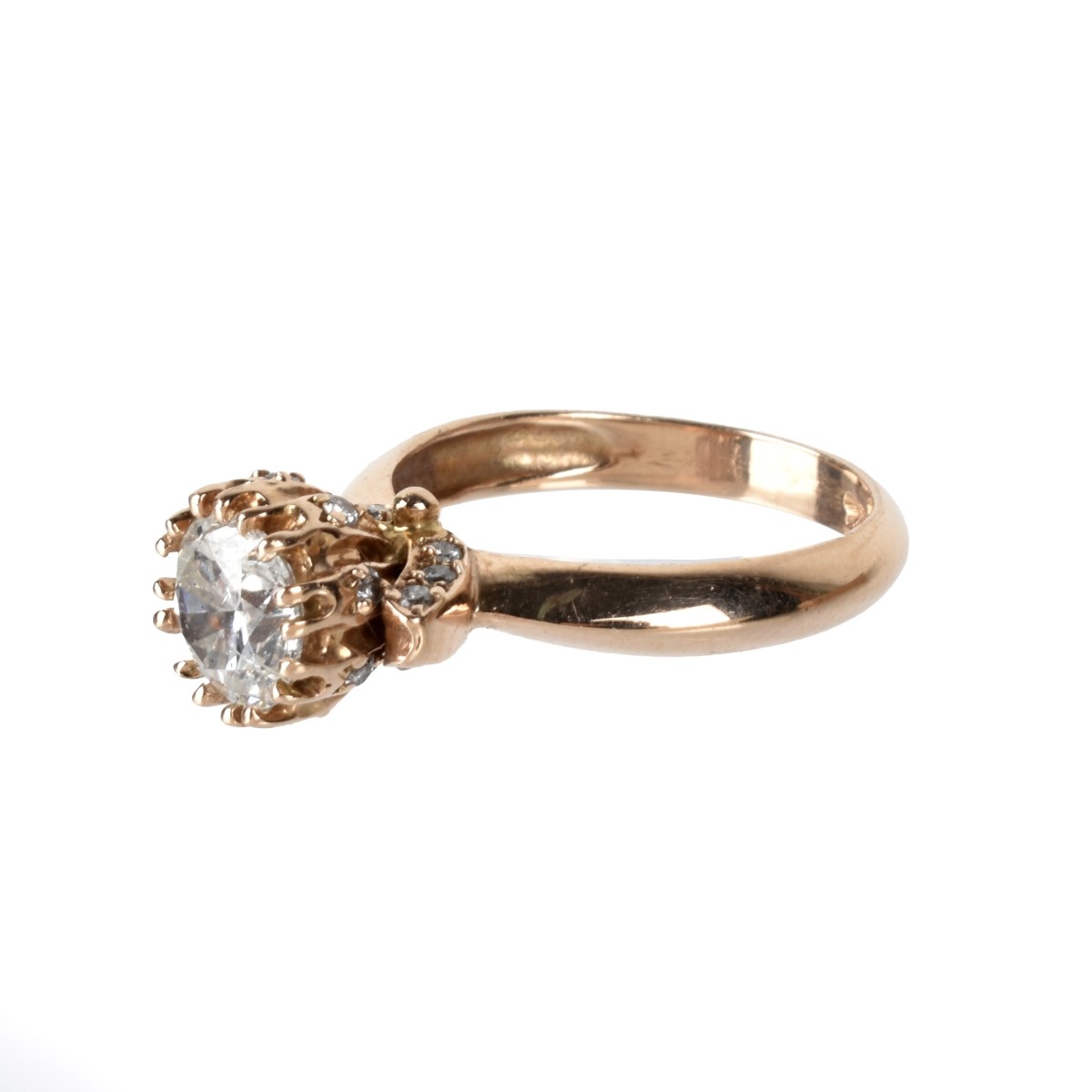 Diamond and 18K Ring