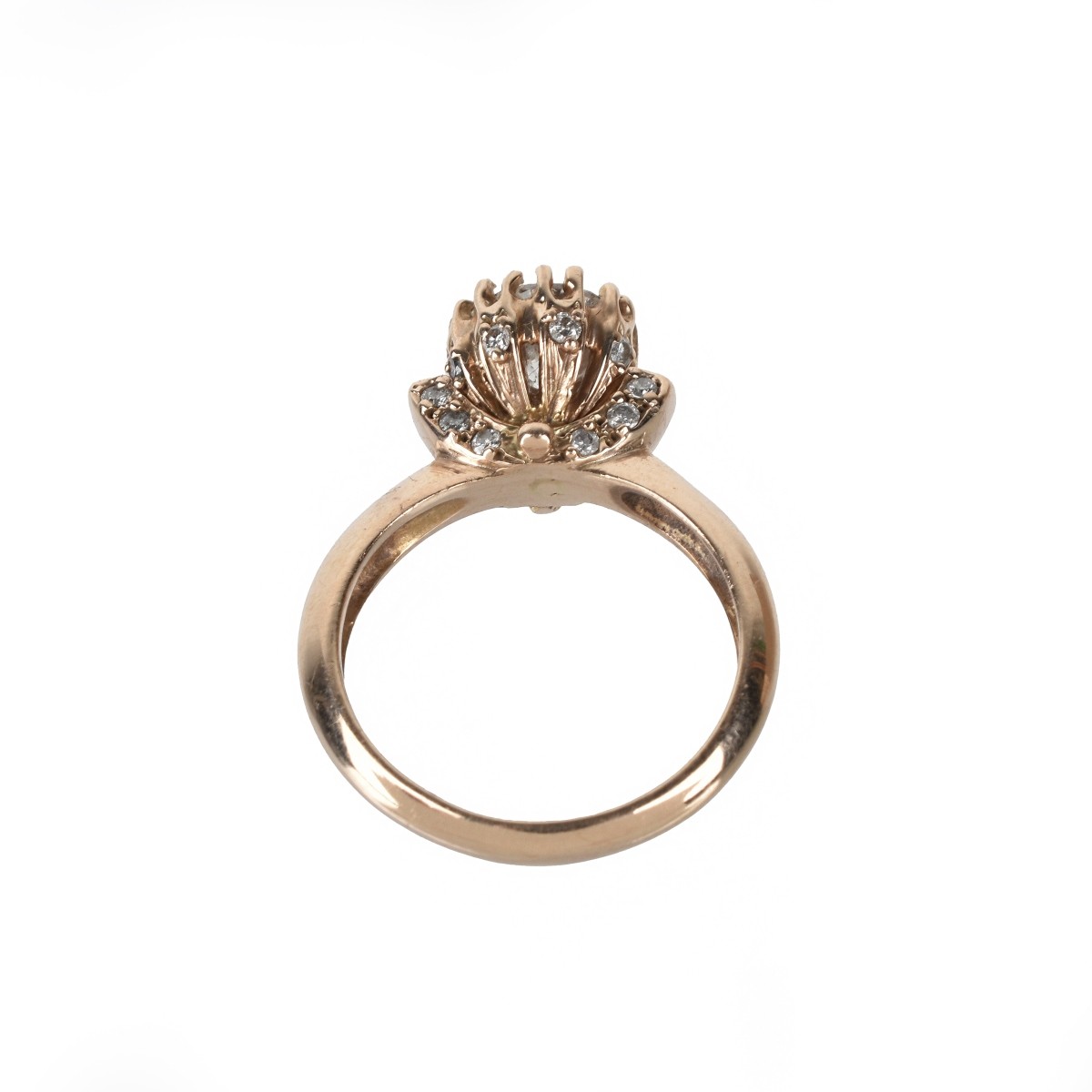 Diamond and 18K Ring