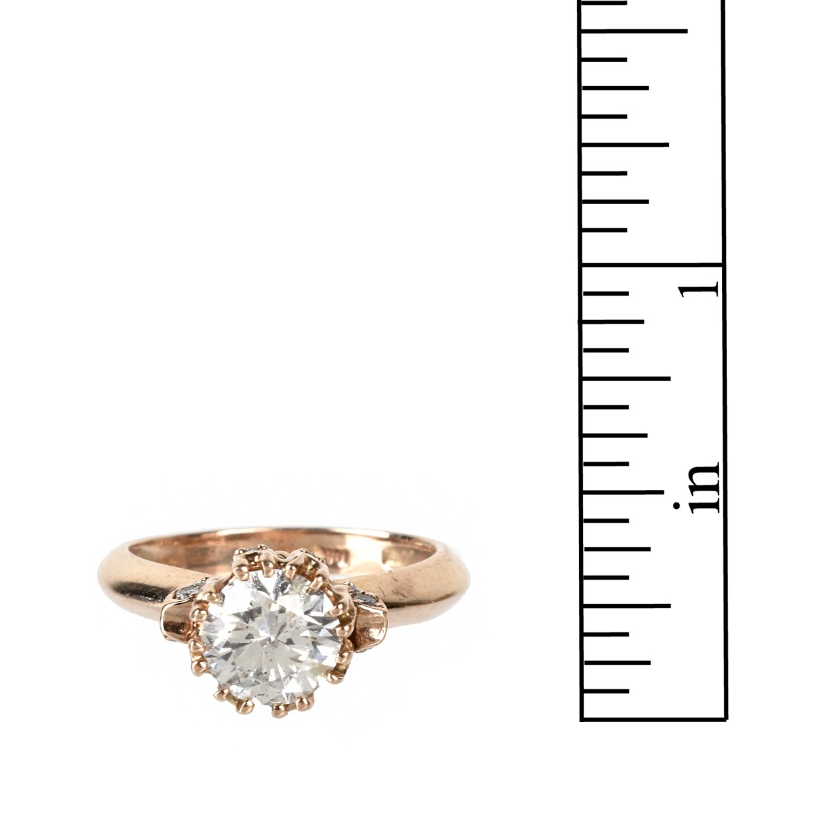 Diamond and 18K Ring
