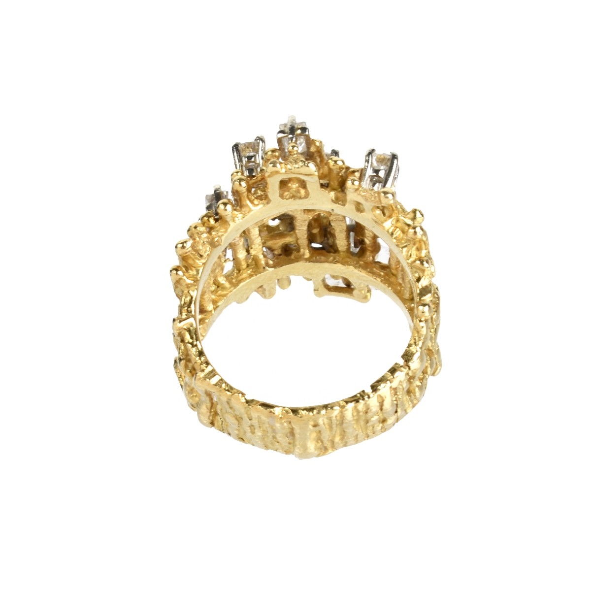 Diamond and 18K Ring