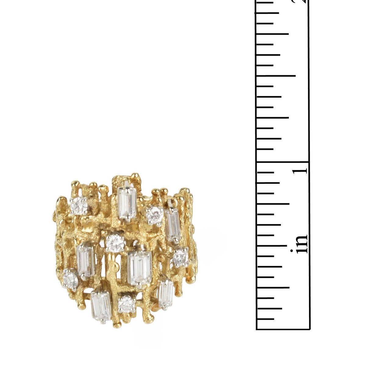Diamond and 18K Ring