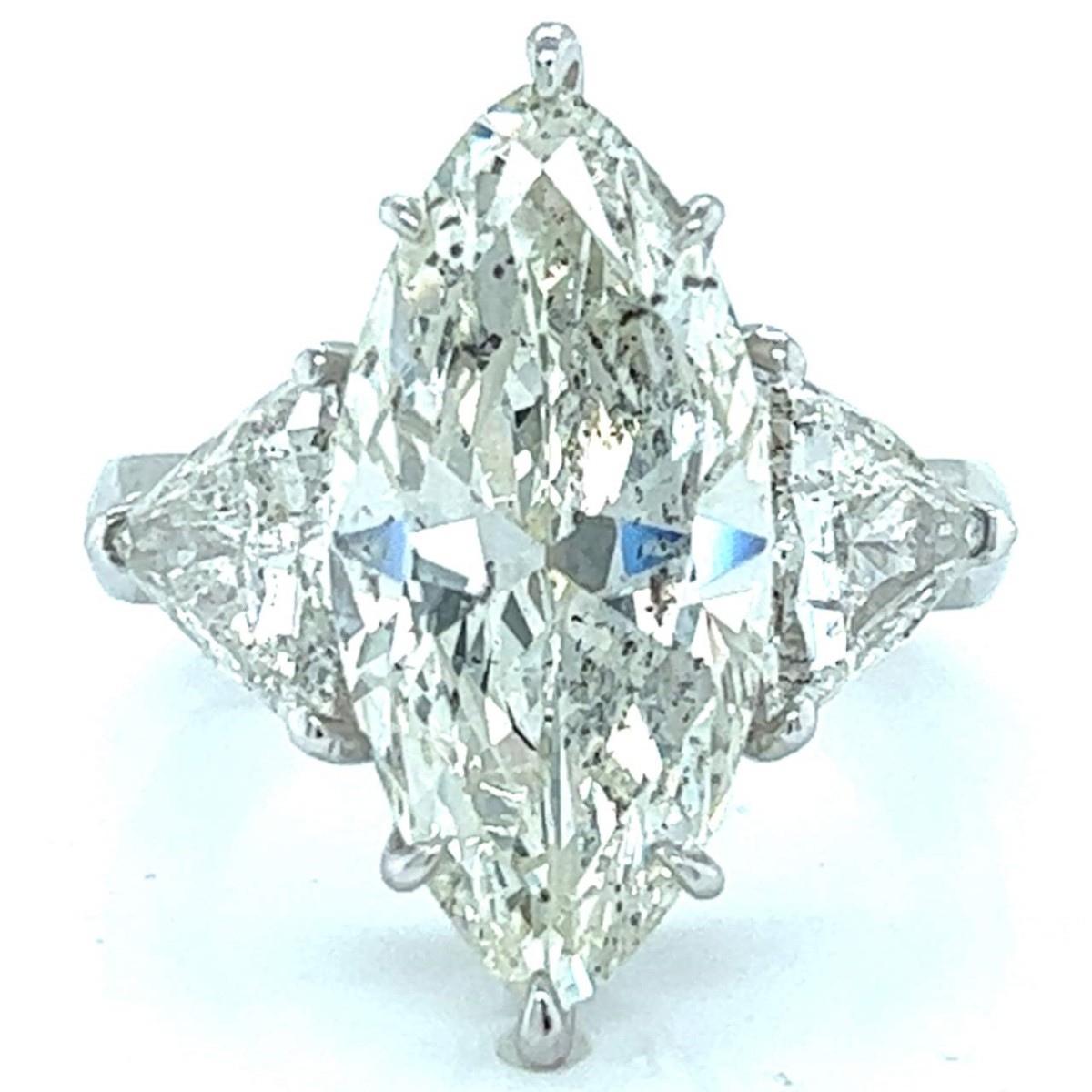 Diamond and Platinum Ring