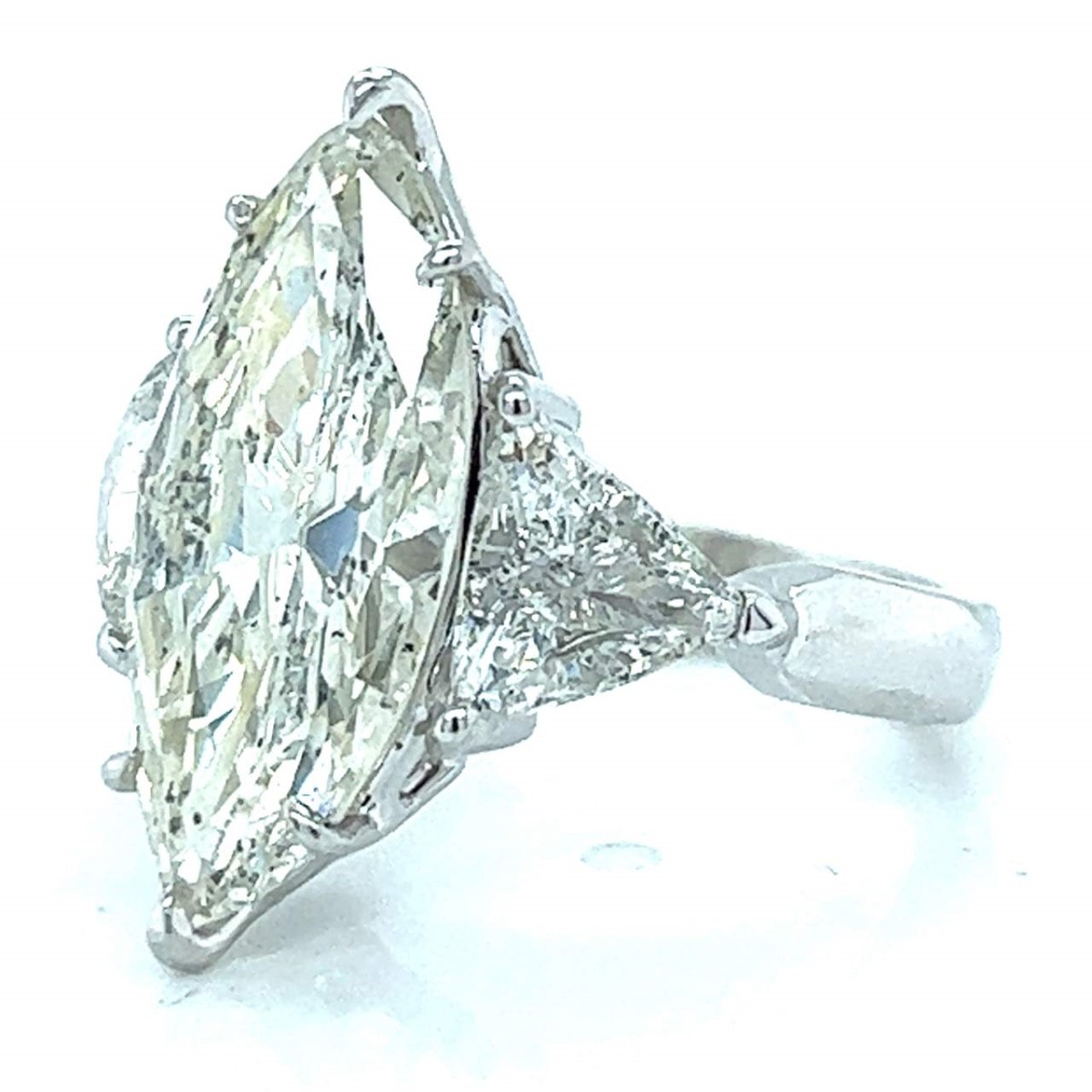 Diamond and Platinum Ring