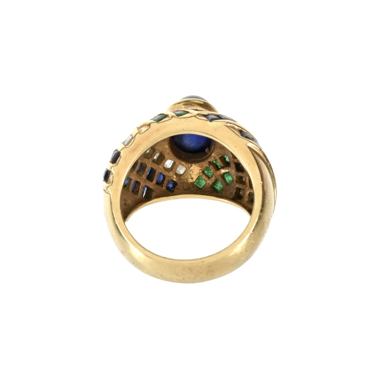 Gemstone and 18K Ring
