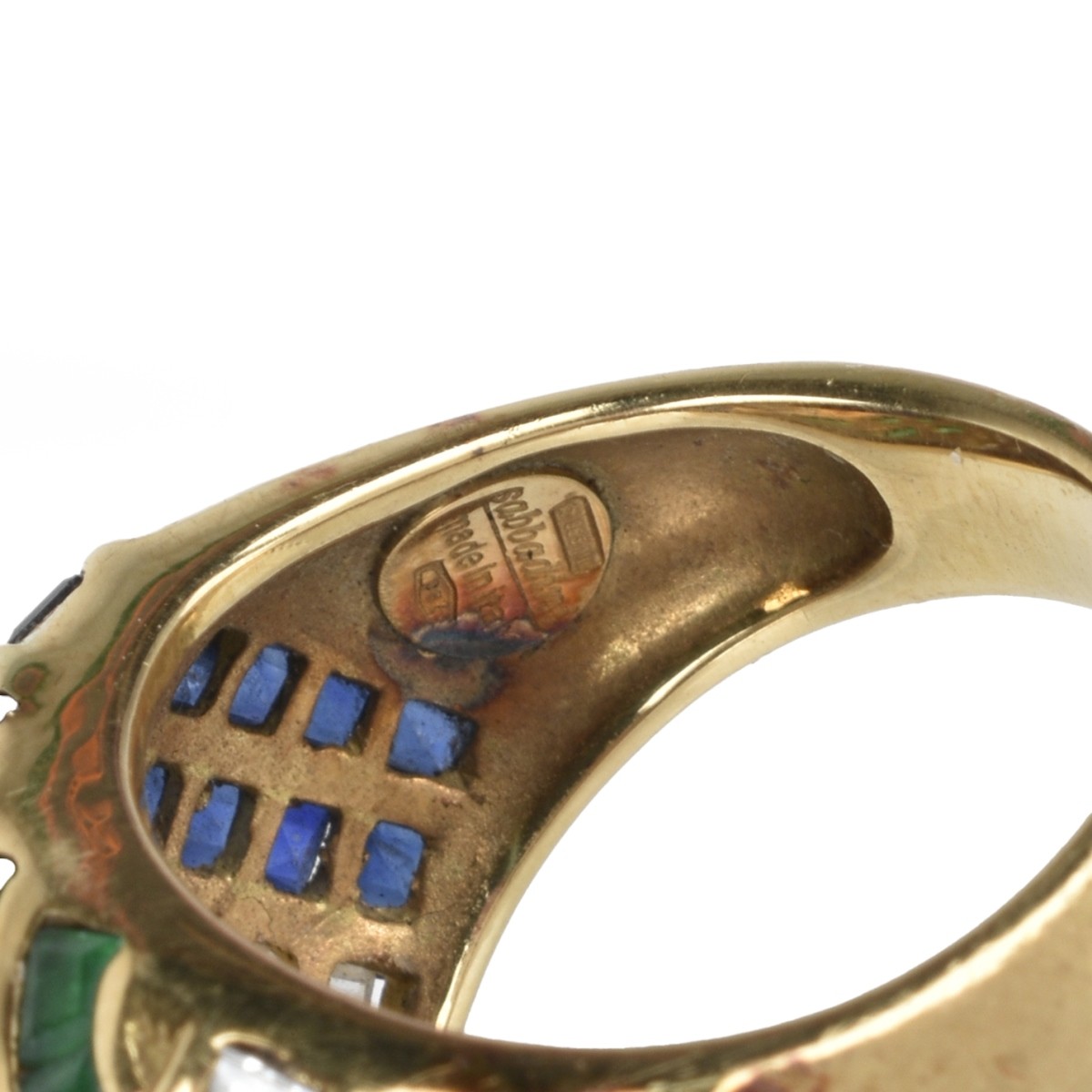 Gemstone and 18K Ring