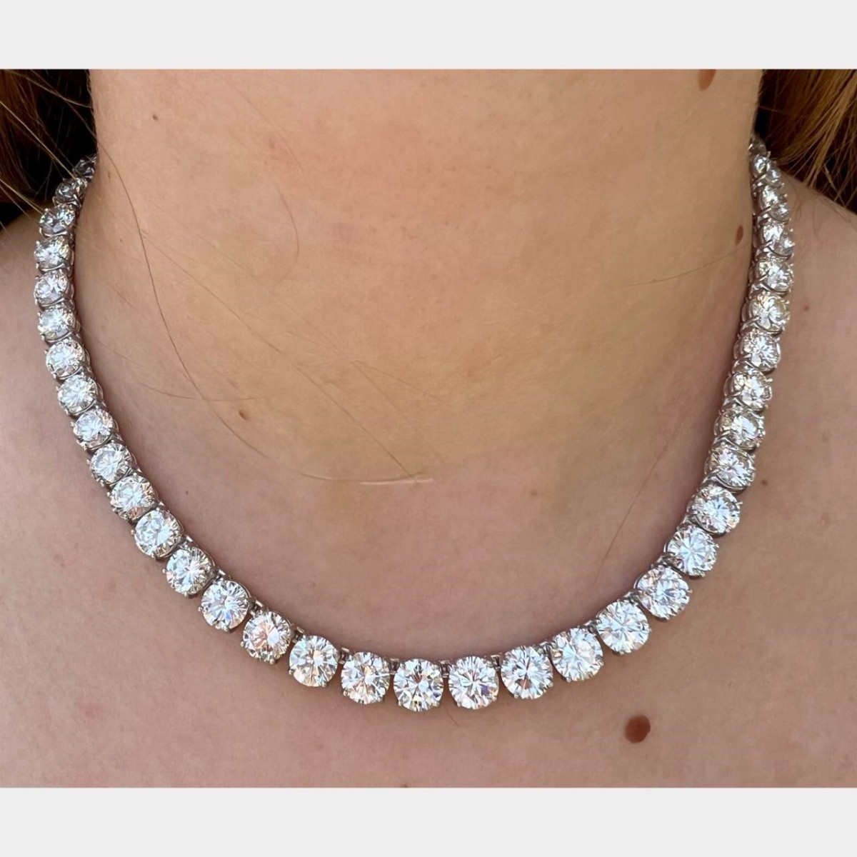 Diamond and Platinum Necklace