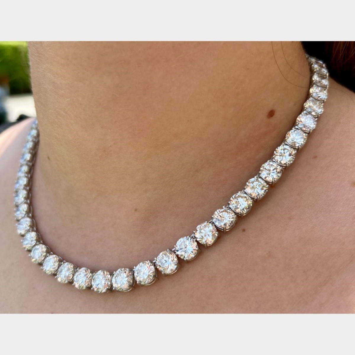 Diamond and Platinum Necklace