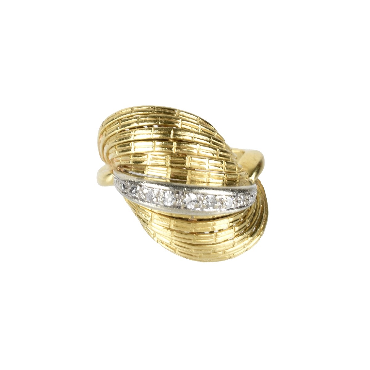 Diamond and 18K Ring