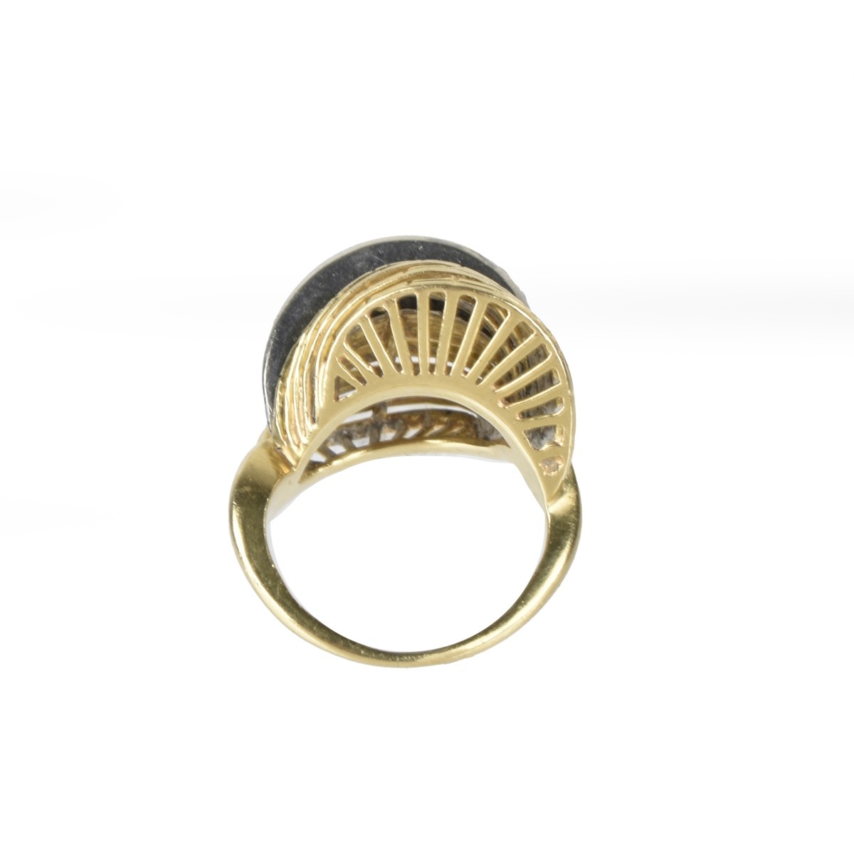Diamond and 18K Ring