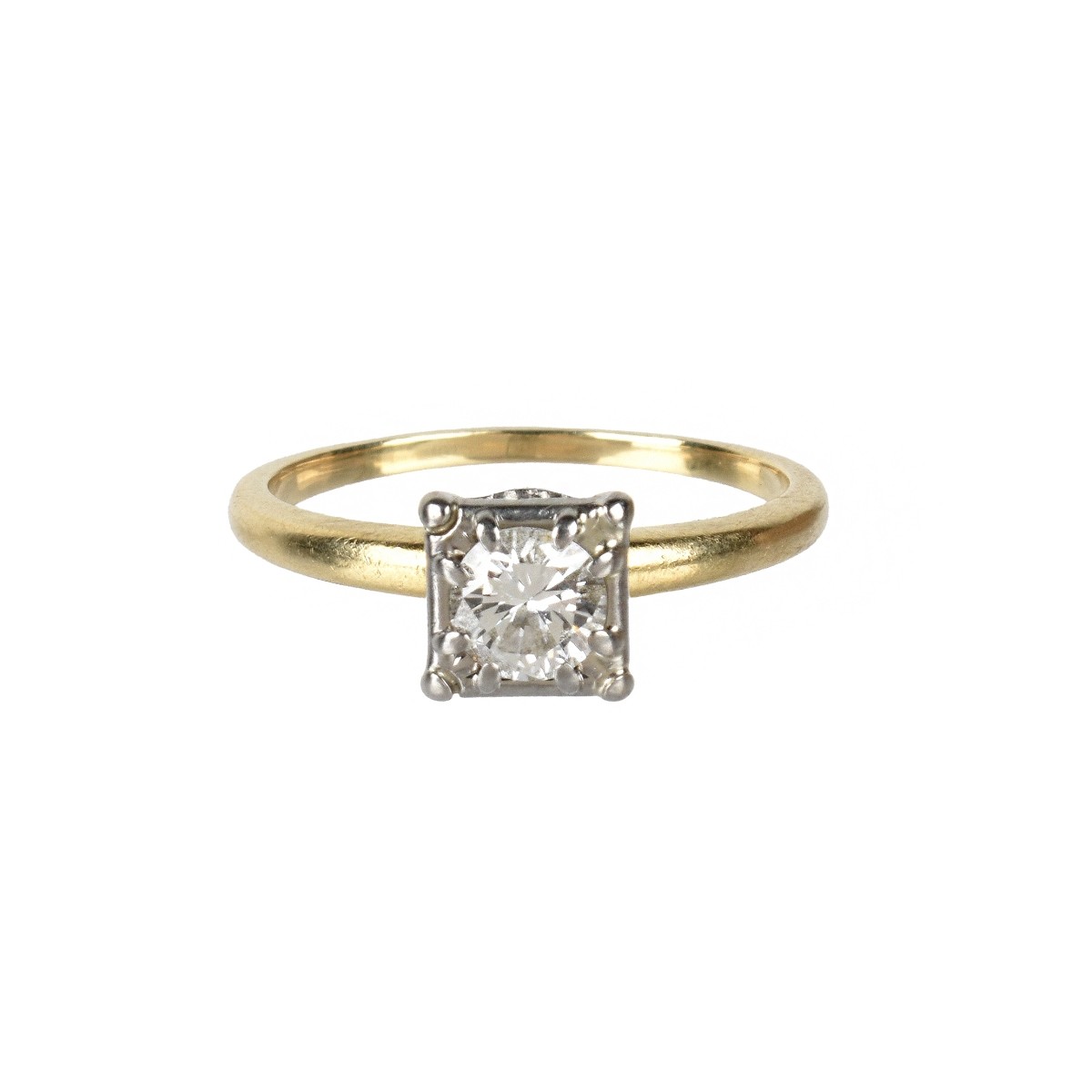 Diamond and 14K Ring
