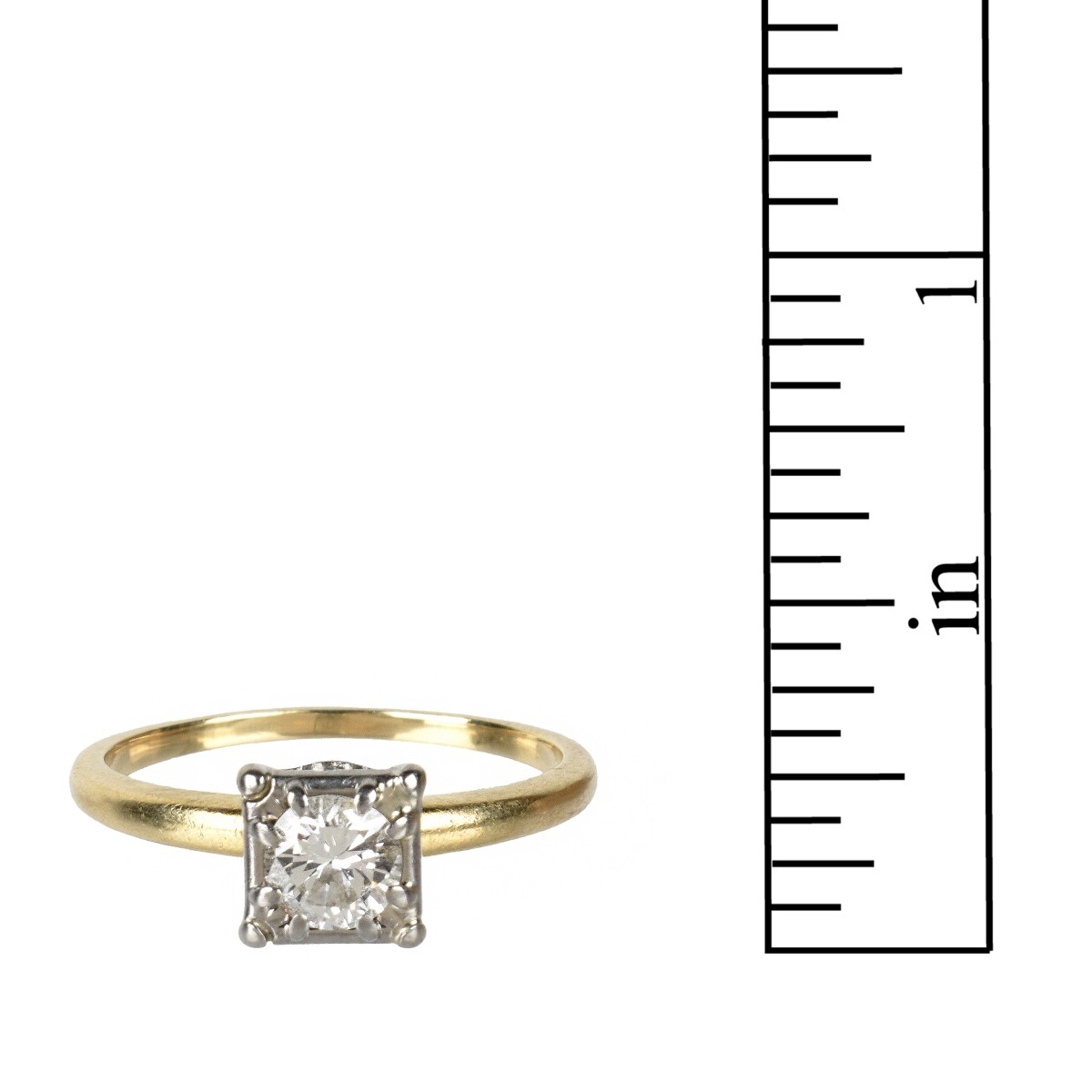 Diamond and 14K Ring