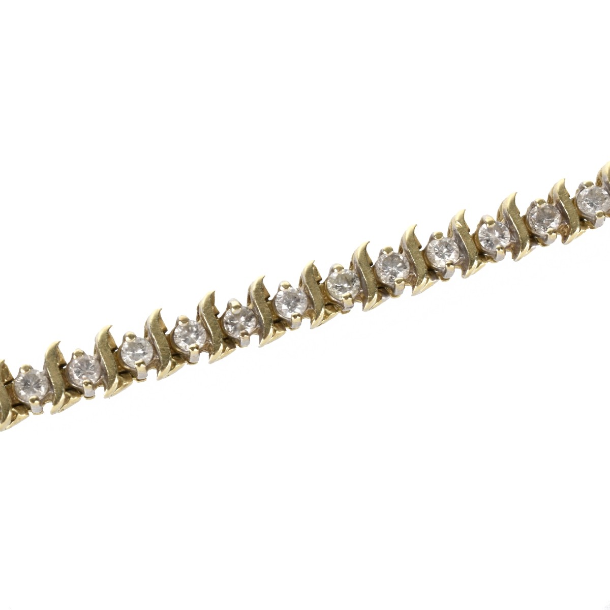Diamond and 14K Bracelet