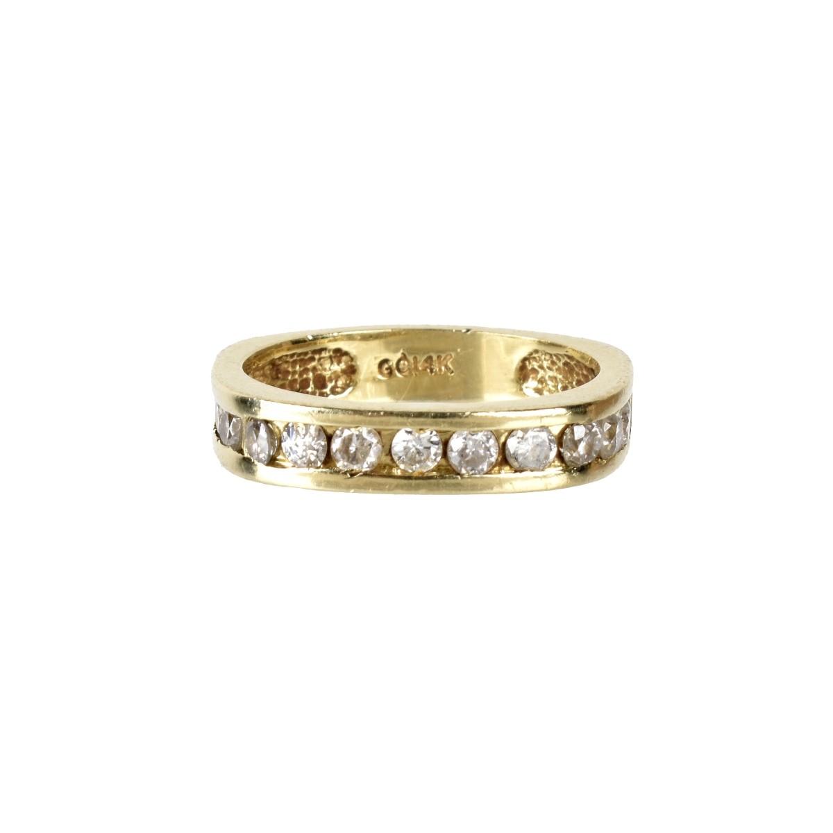 Diamond and 14K Band