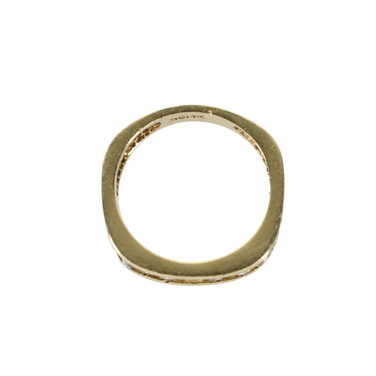 Diamond and 14K Band