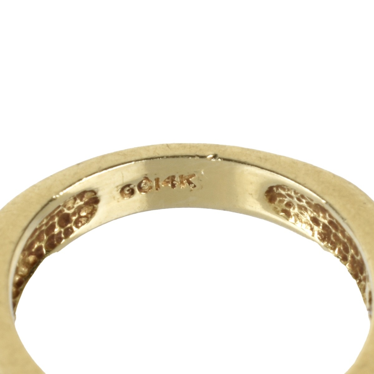 Diamond and 14K Band