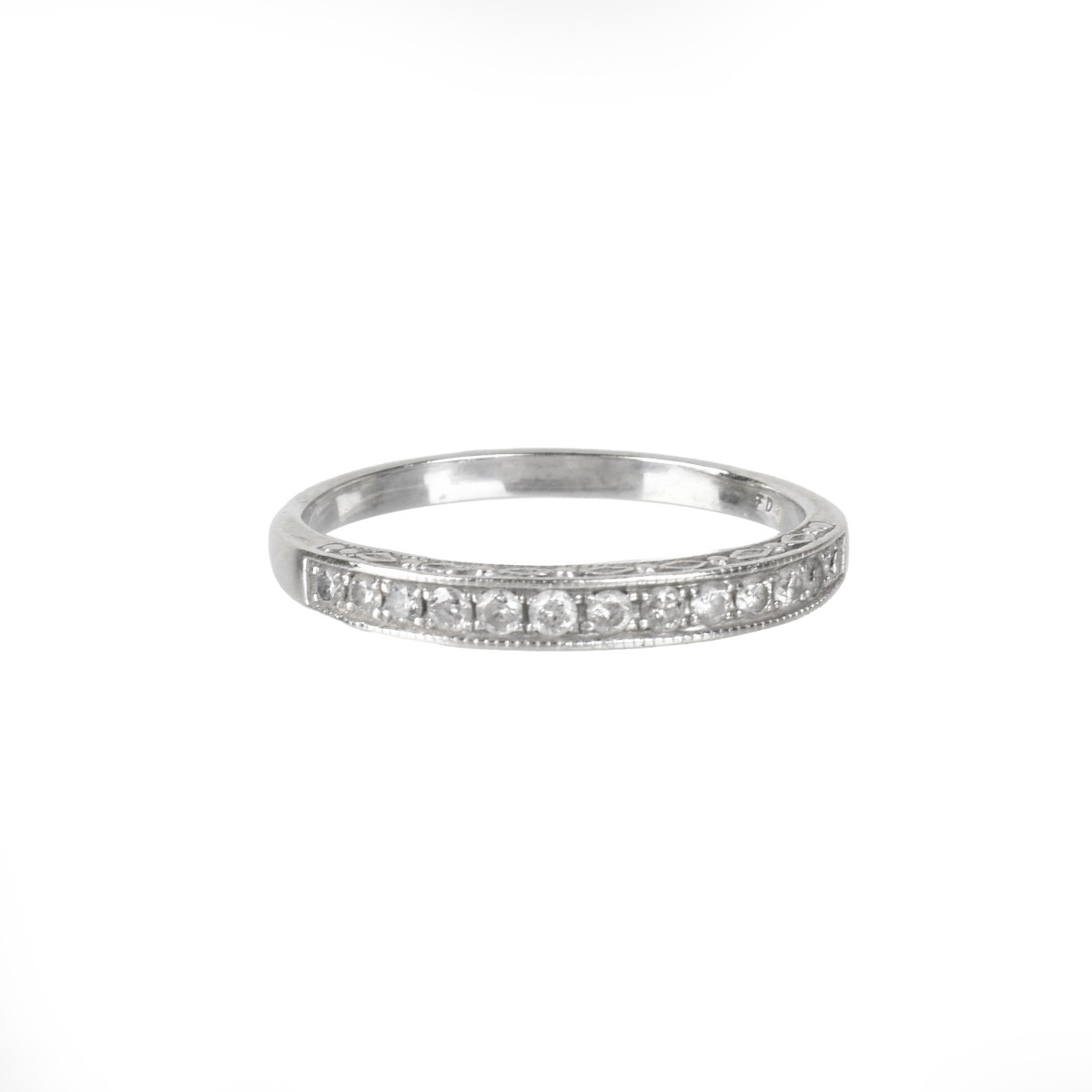 Diamond and 14K Band