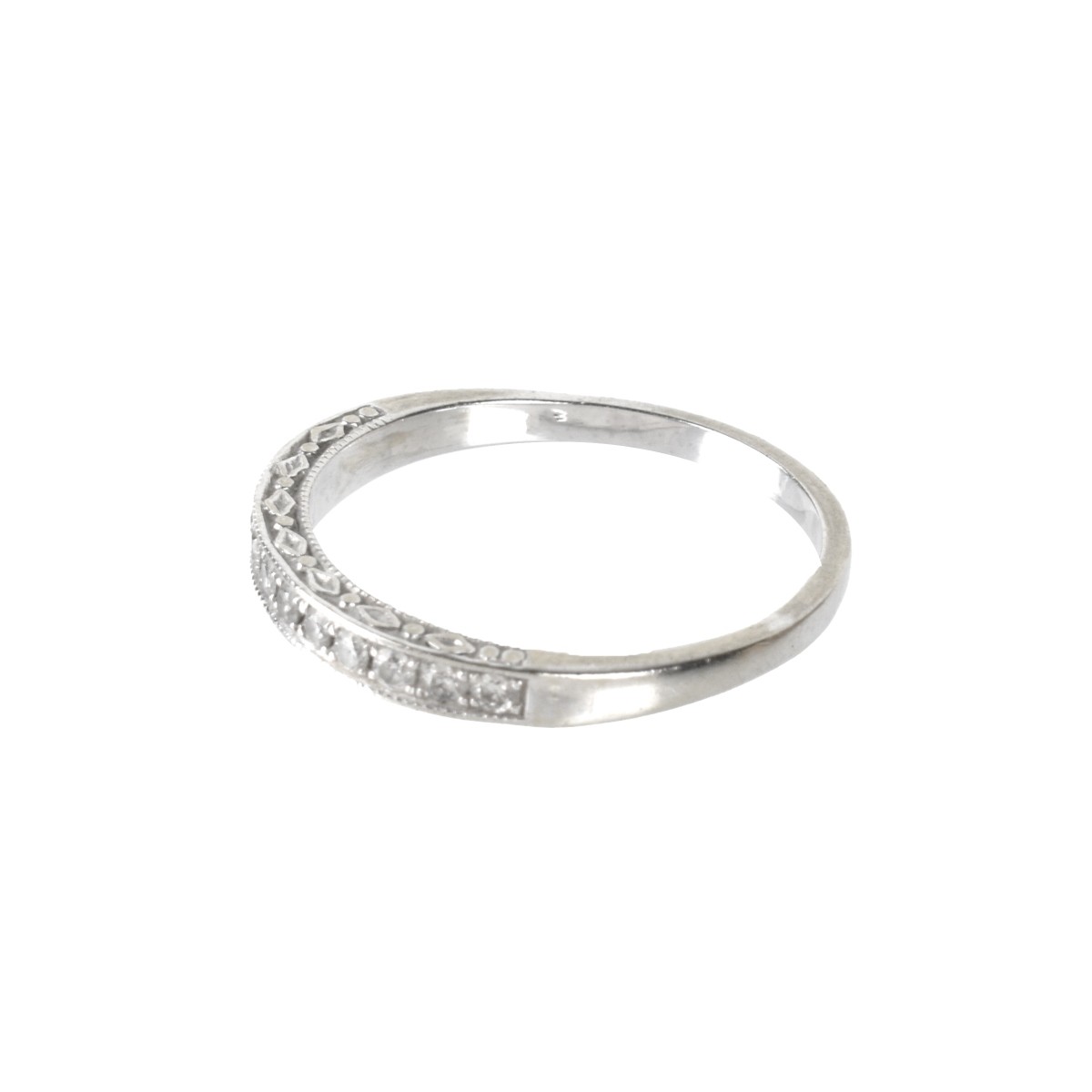 Diamond and 14K Band