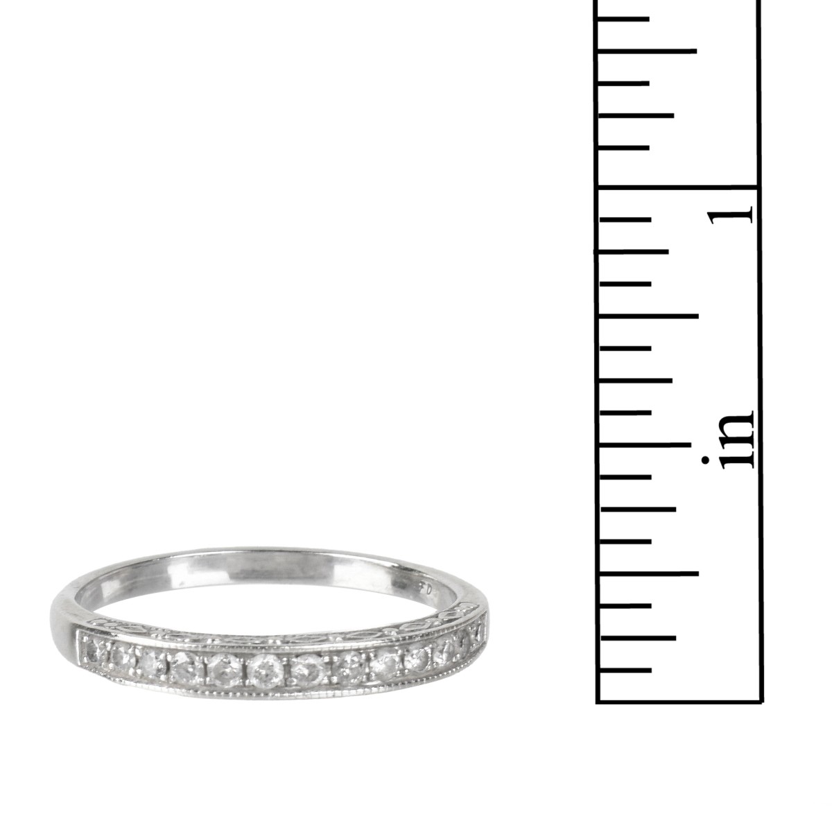 Diamond and 14K Band