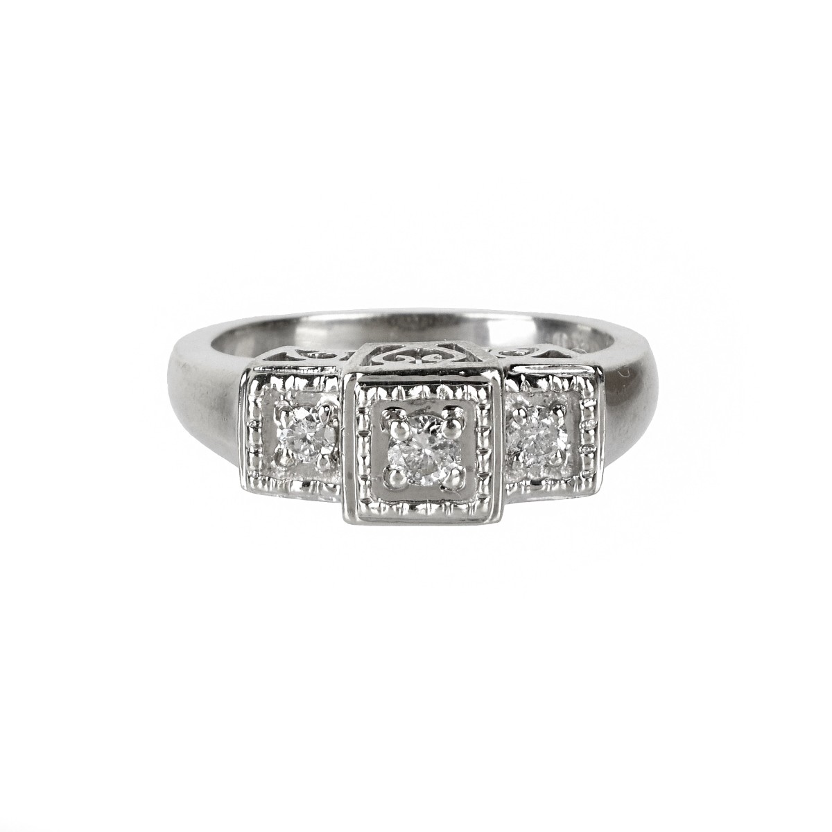 Diamond and 14K Ring