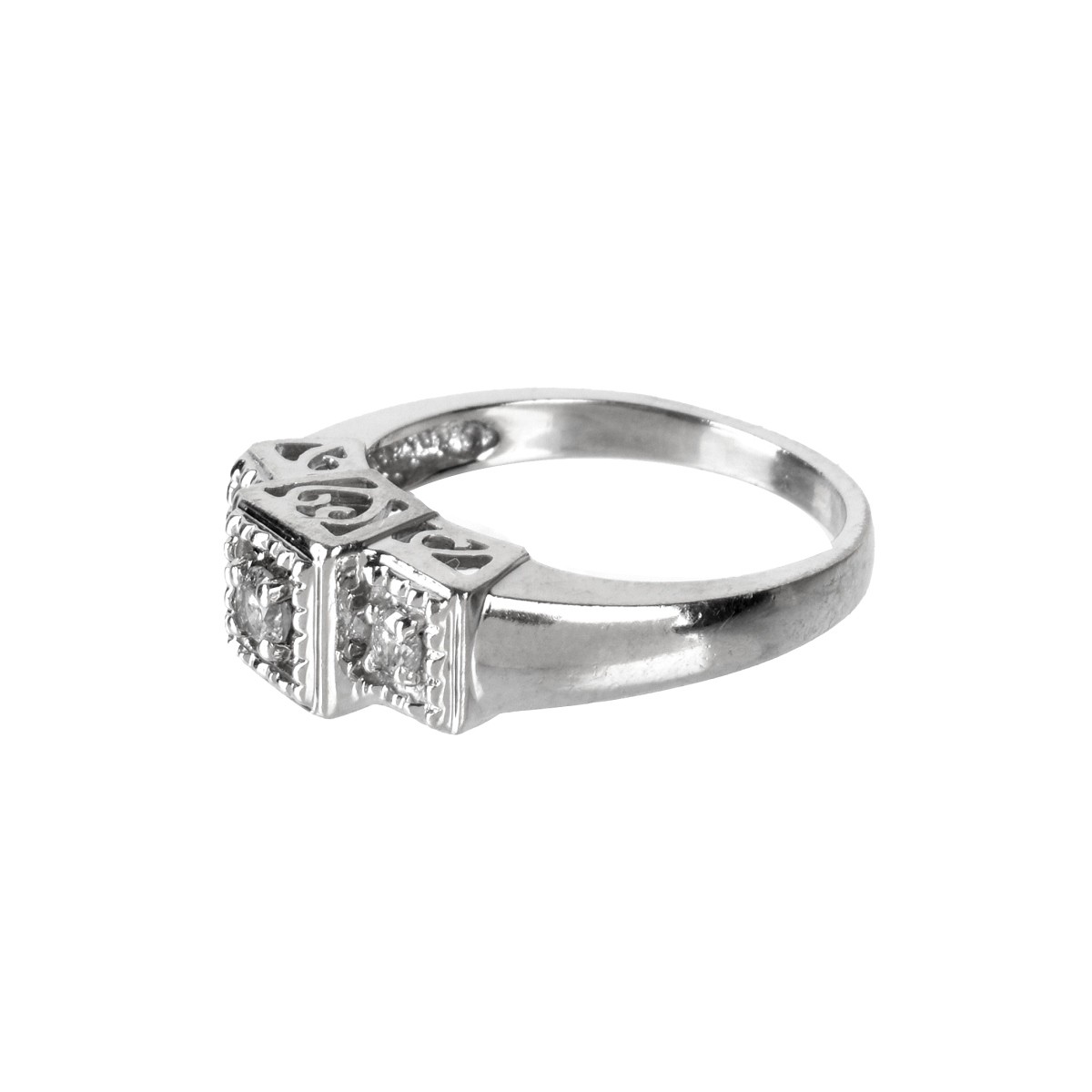 Diamond and 14K Ring