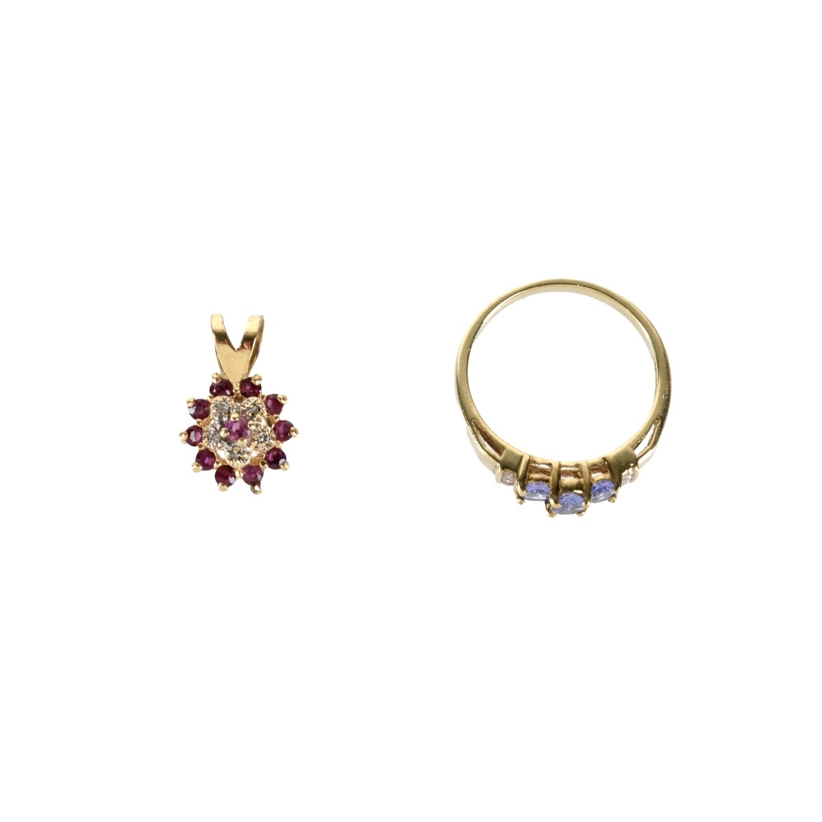 14K Ring and Pendant
