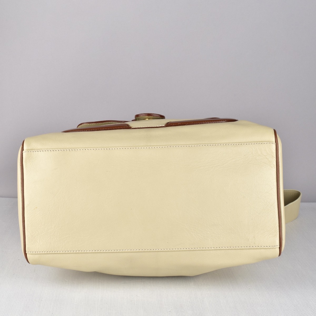 Balenciaga Beige and Brown Shoulder Bag