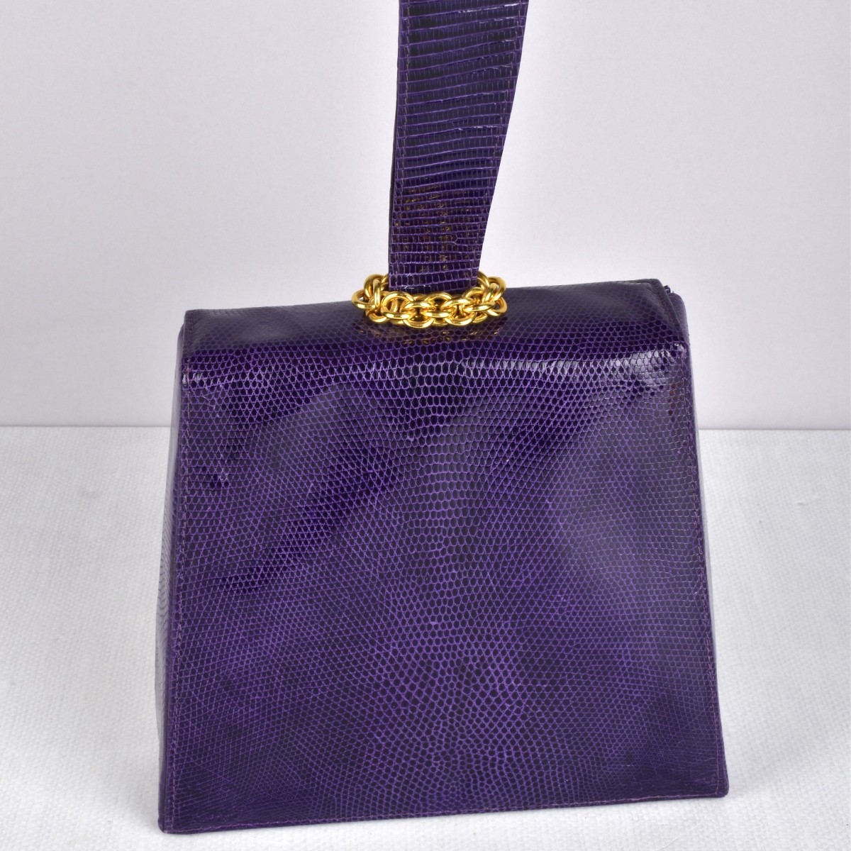 Paloma Picasso Purple Lizard Purse