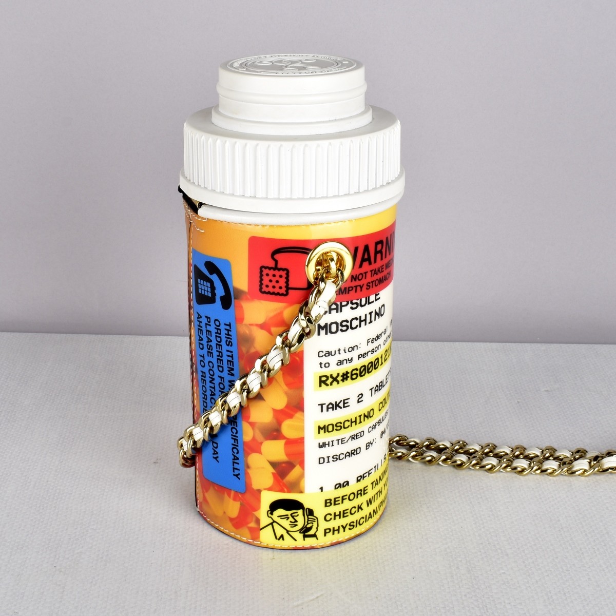 Moschino Pill Bottle Shoulder Bag
