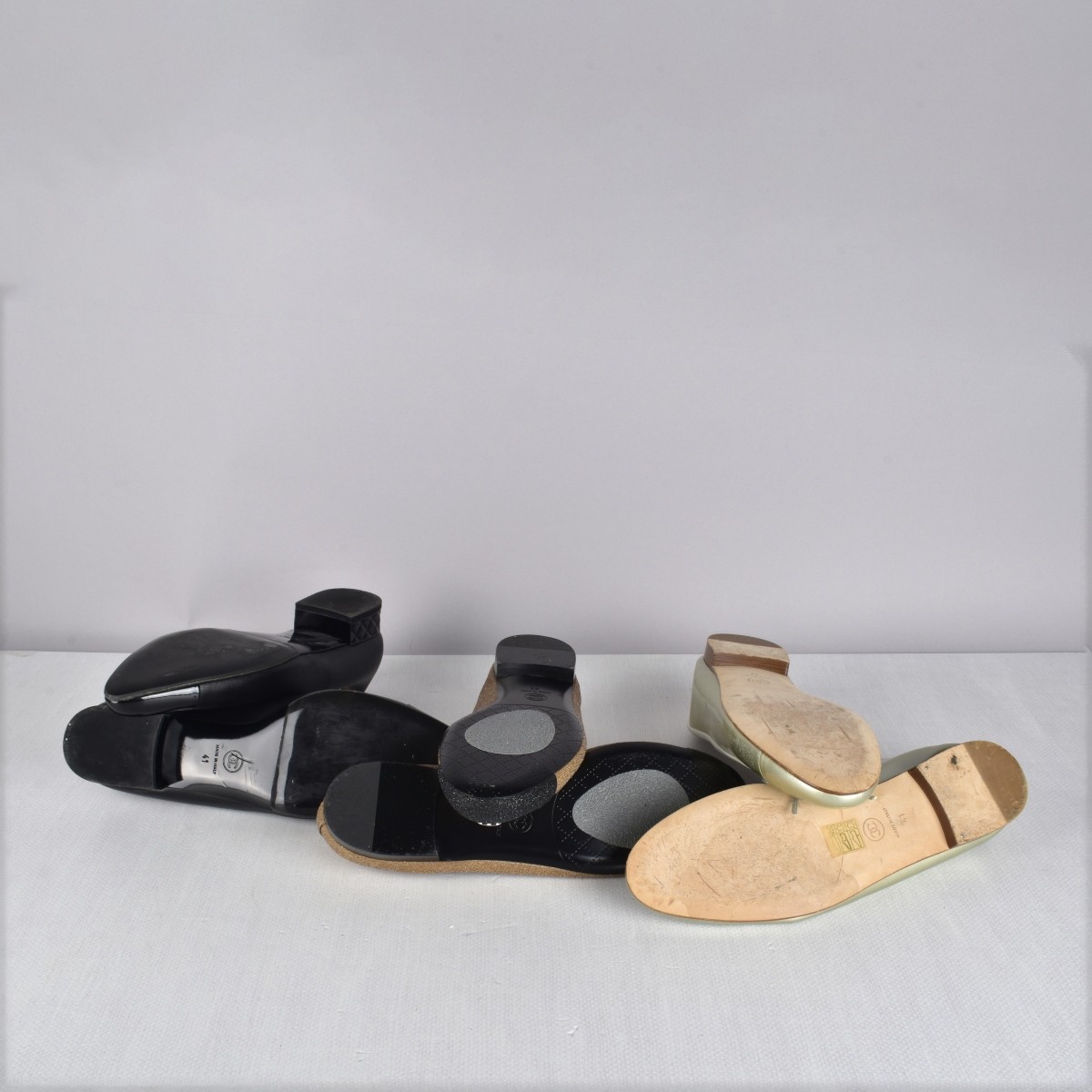 Three Pair Coco Chanel Flats