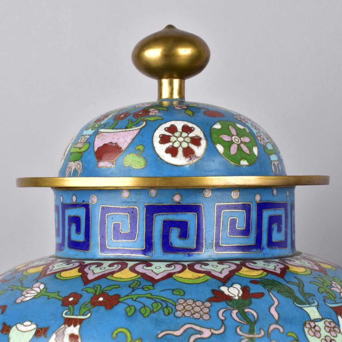 Chinese Cloisonne Ginger Jars