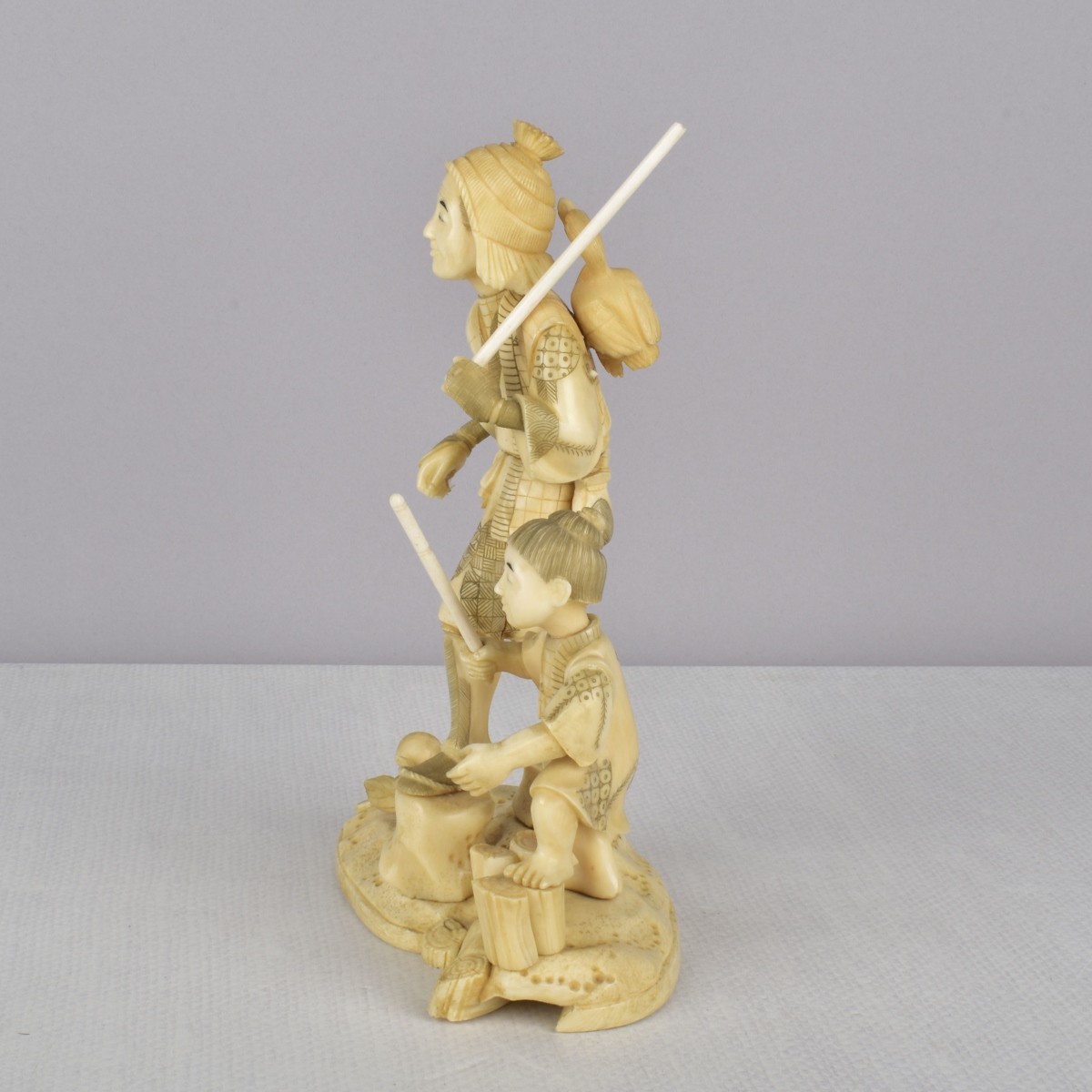 Carved Japanese Figurine