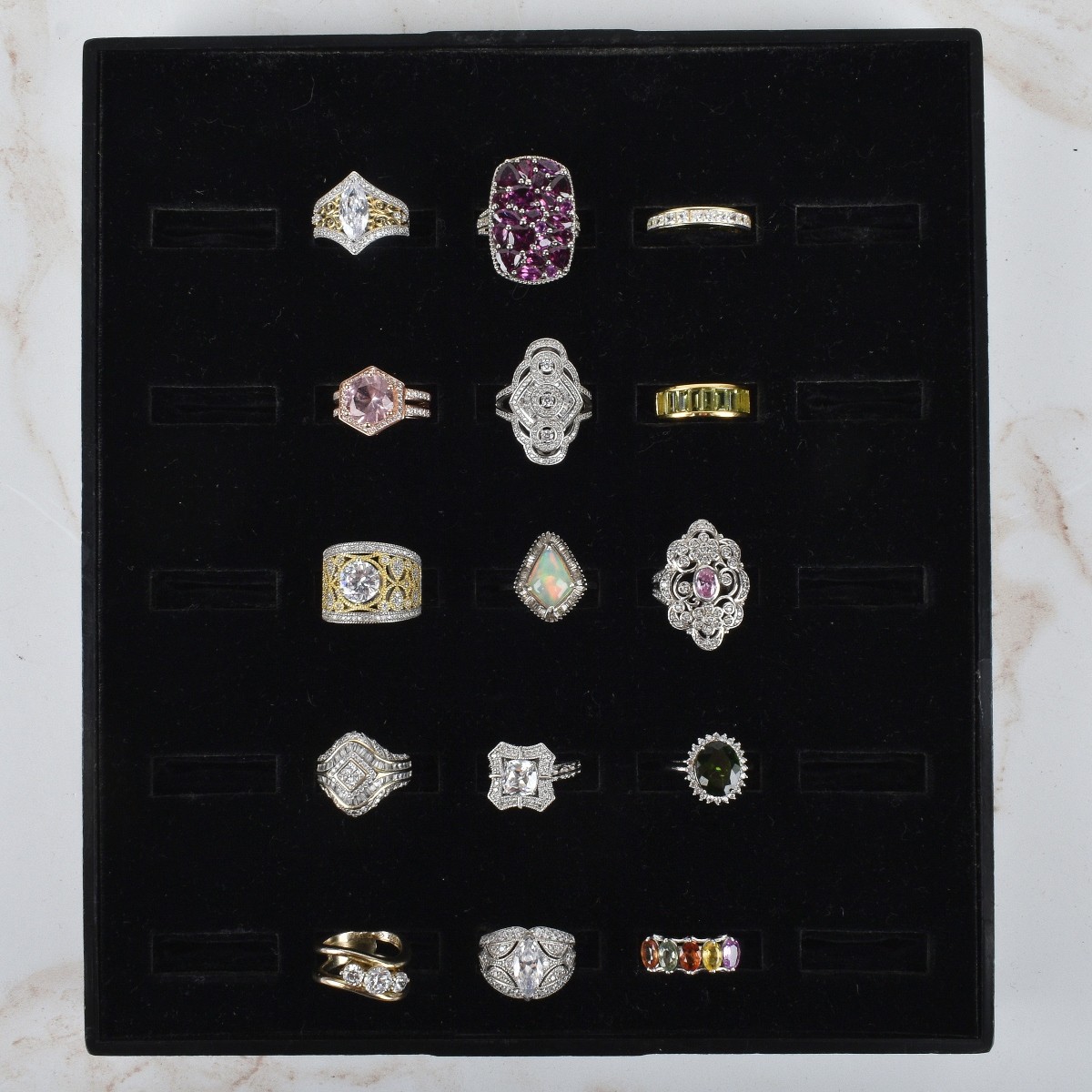 Collection of Sterling Silver Rings