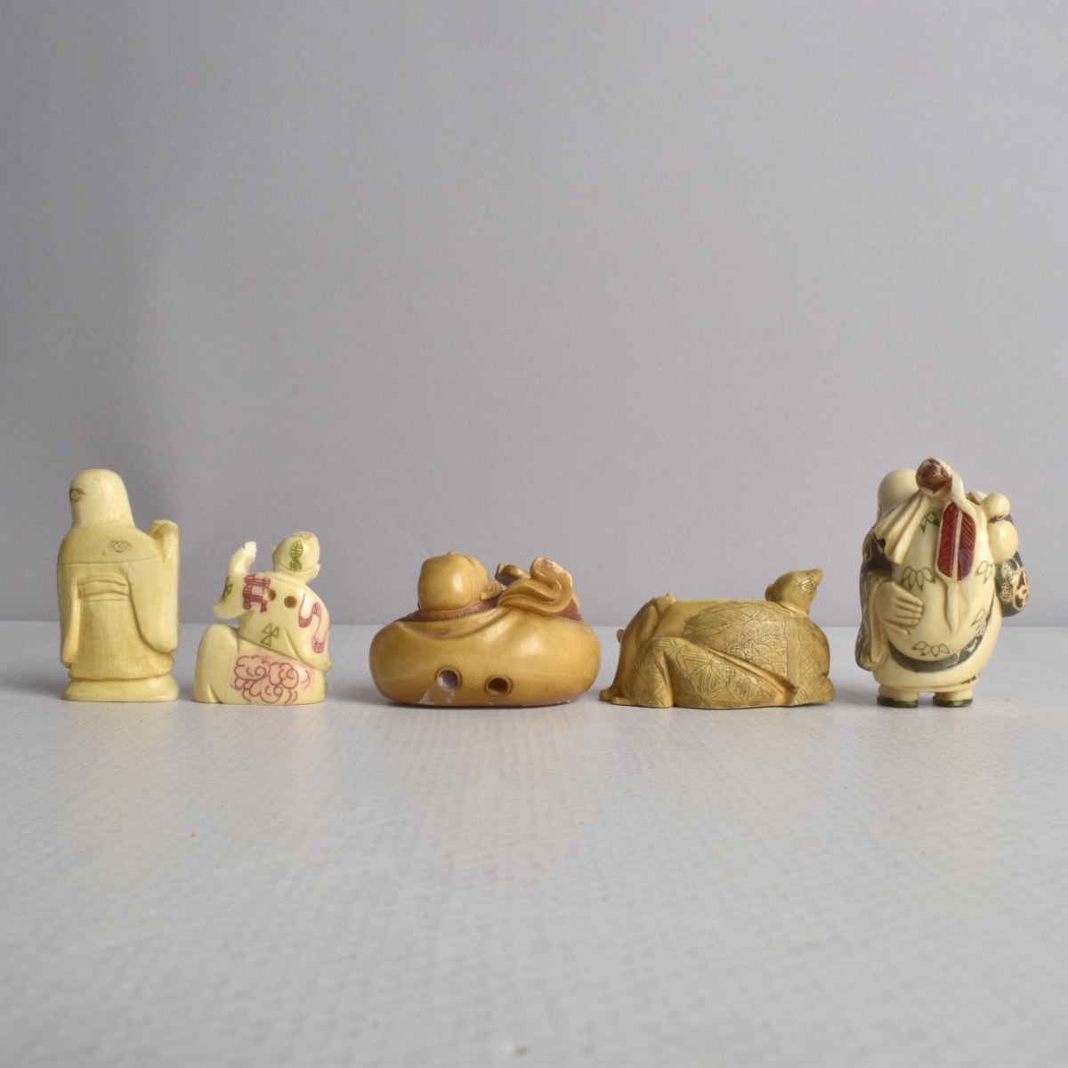 Antique Carved Japanese Netsukes