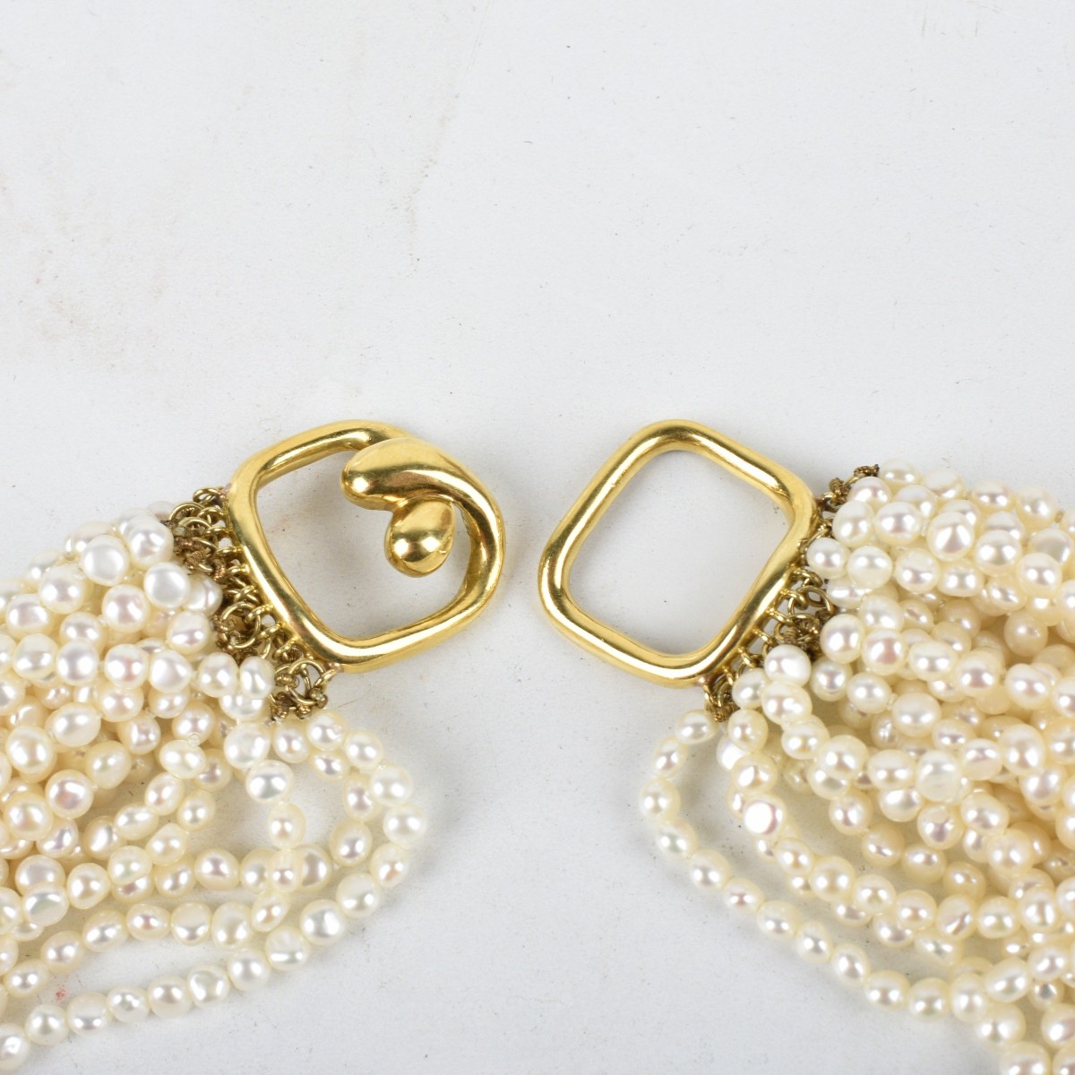 Pearl and 18K Necklace