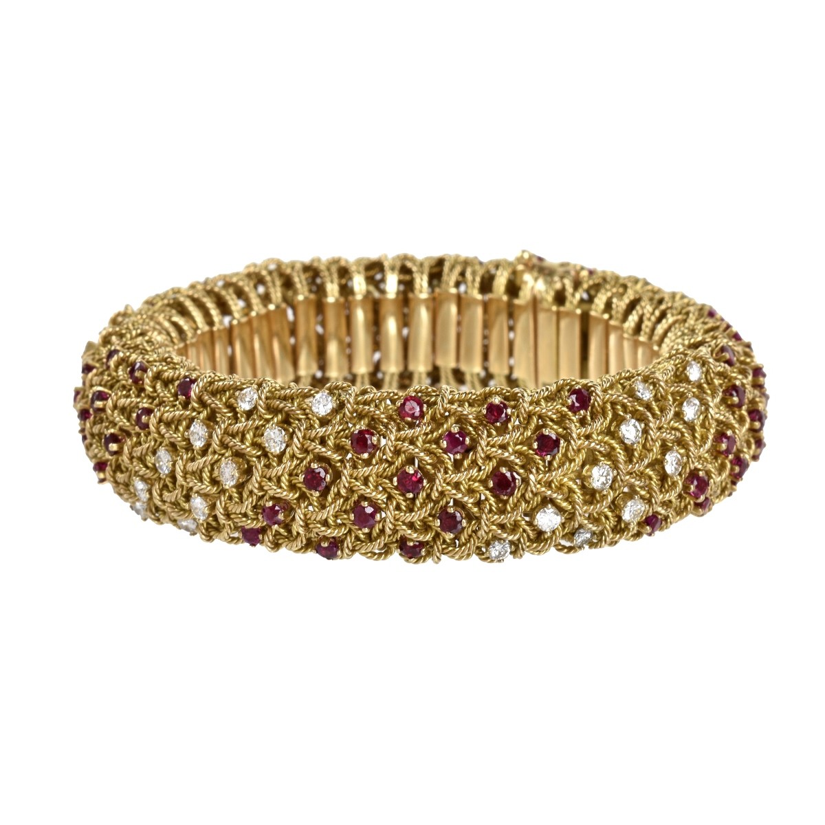 Ruby, Diamond and 18K Bracelet