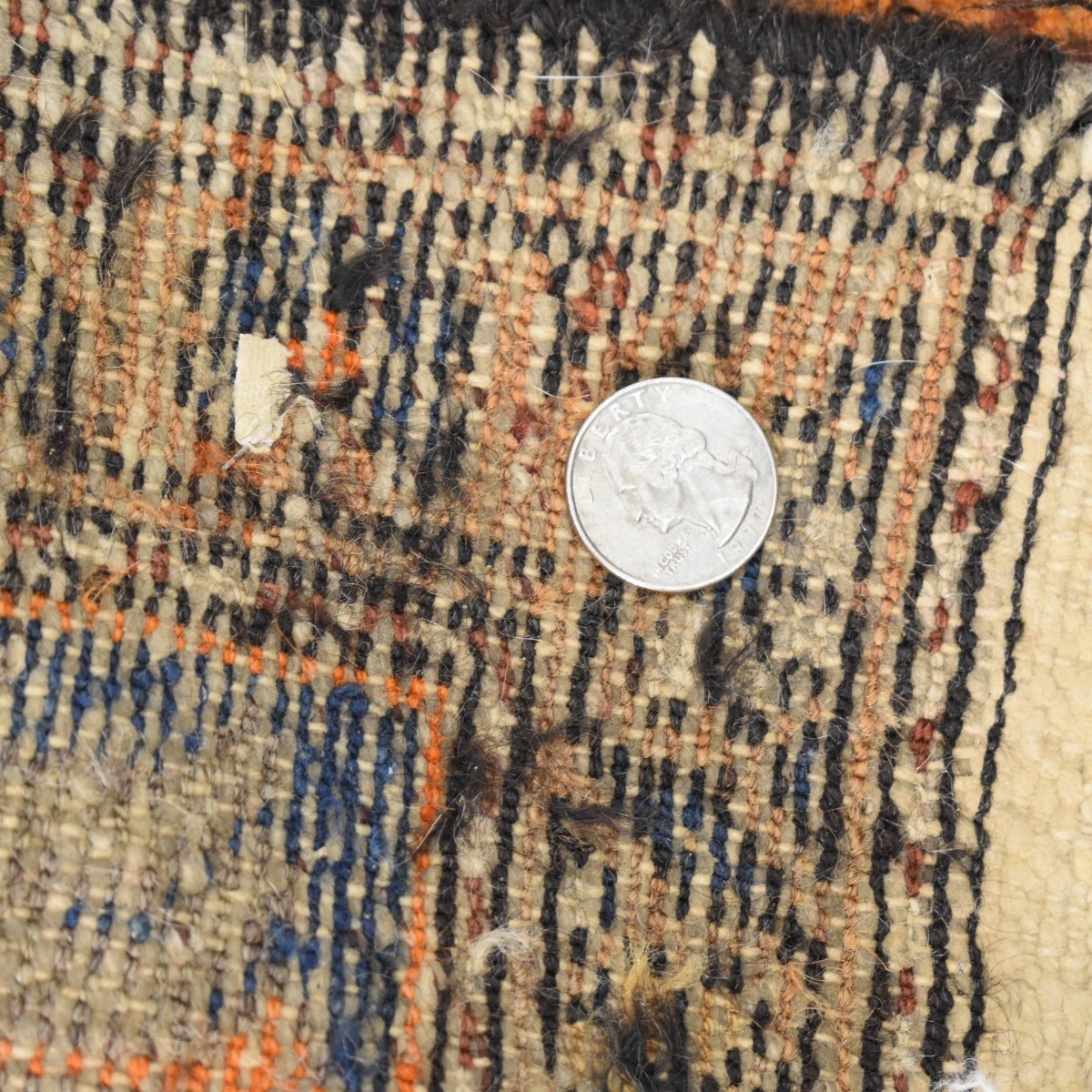 Antique Tabriz Wool Rug