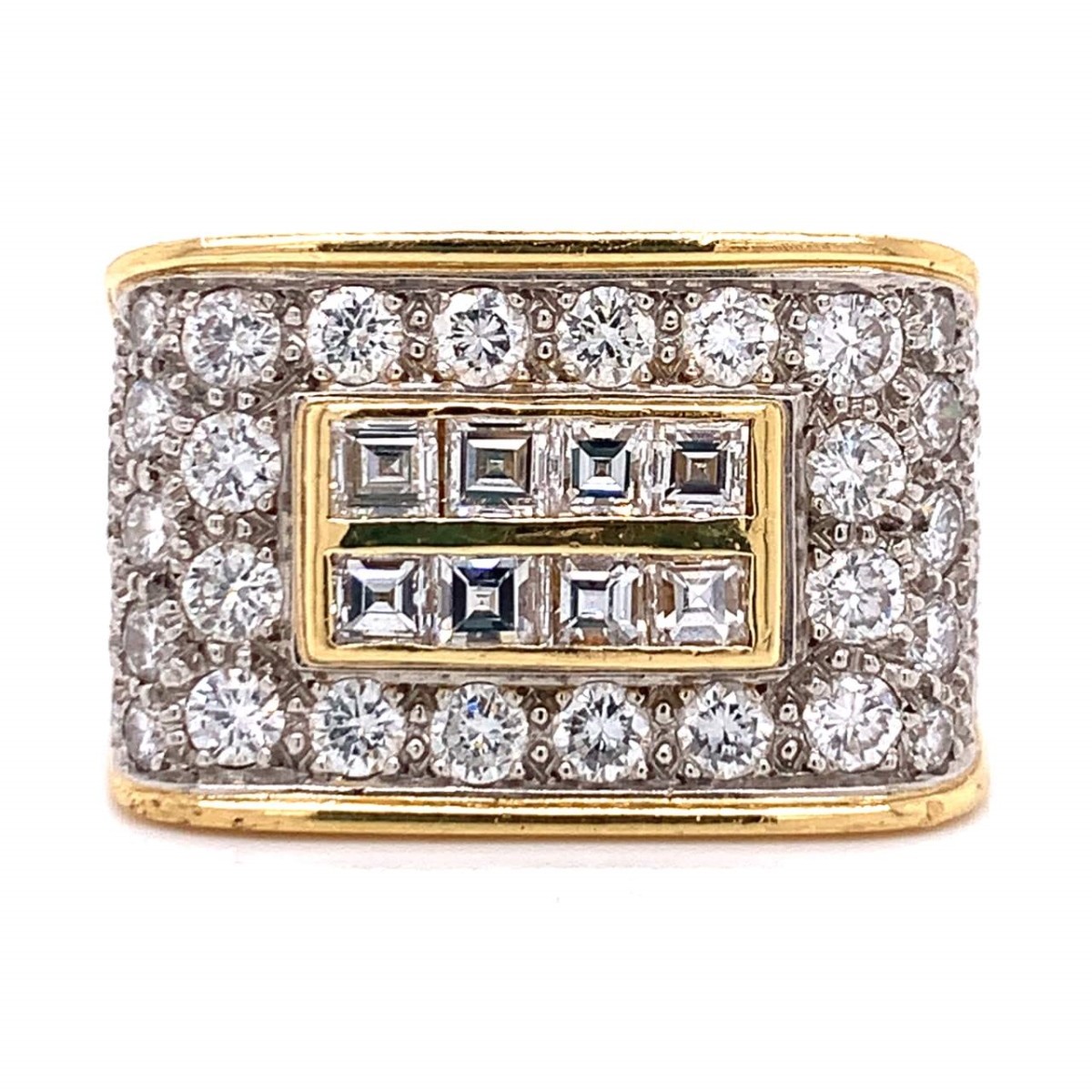 Diamond and 18K Ring