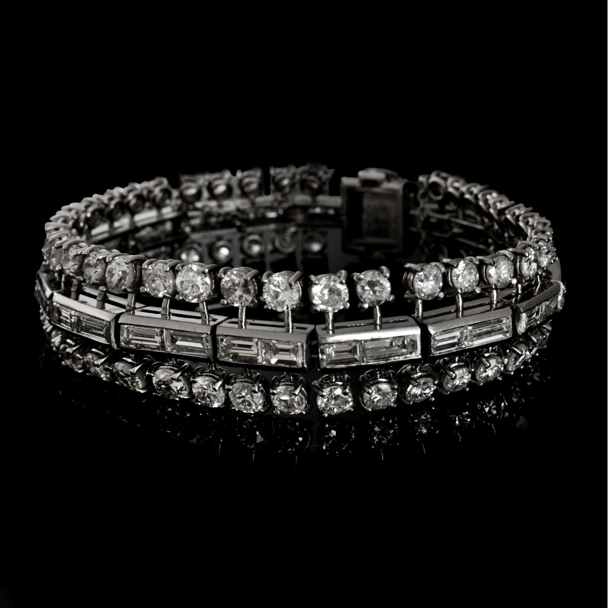 Diamond and Platinum Bracelet